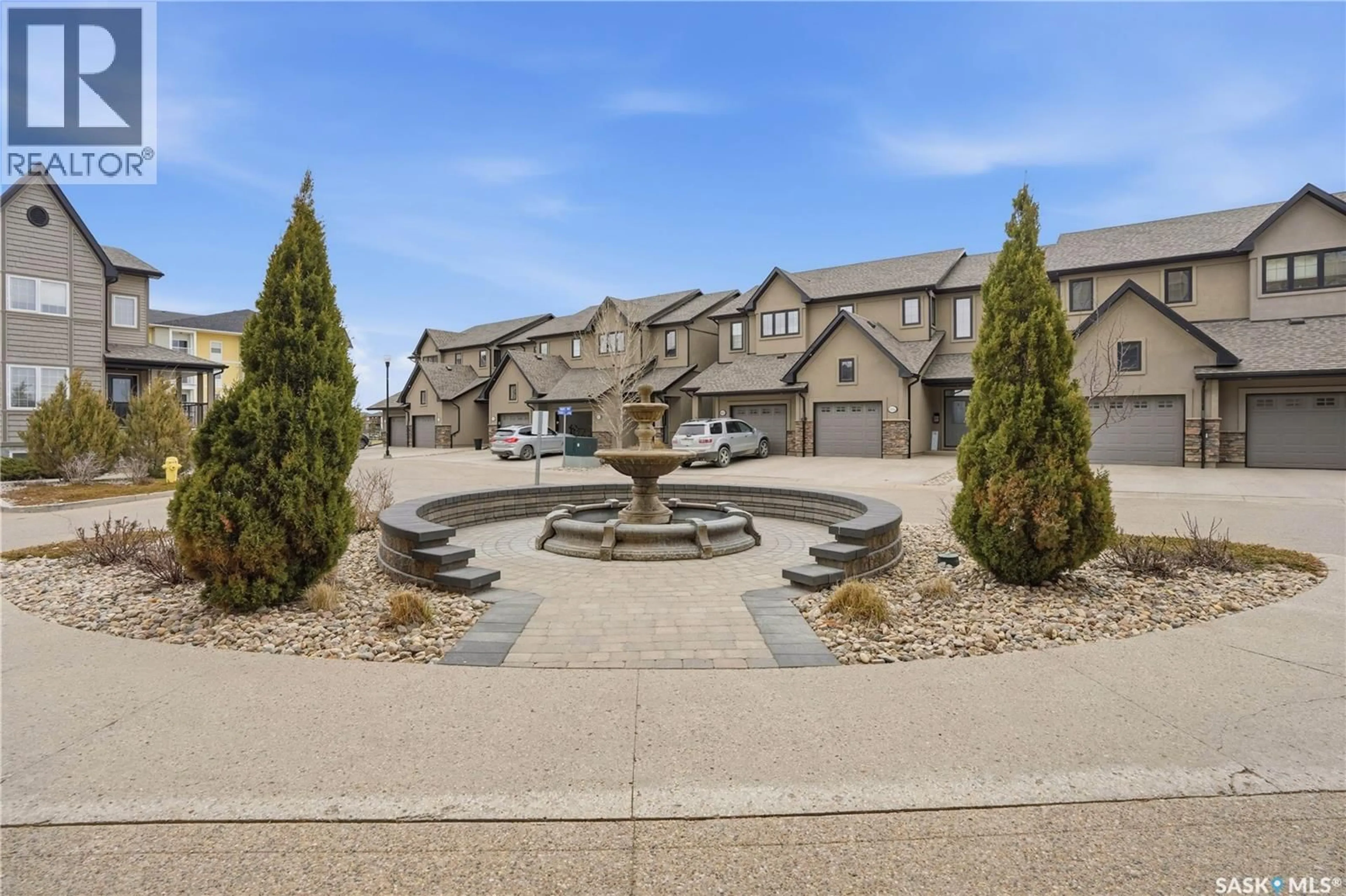 A pic from outside/outdoor area/front of a property/back of a property/a pic from drone, street for 104 - 4891 TRINITY LANE, Regina Saskatchewan S4W0E1