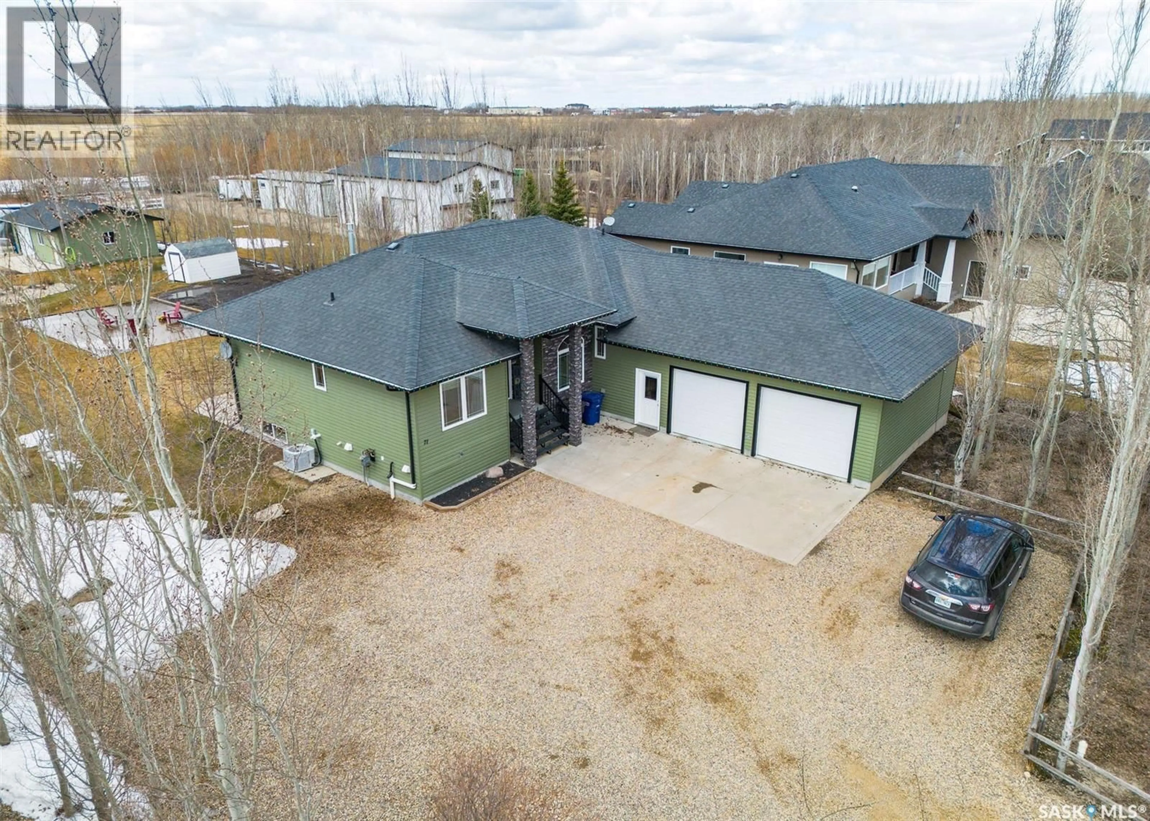 A pic from outside/outdoor area/front of a property/back of a property/a pic from drone, building for 71 14TH STREET, Humboldt Saskatchewan S0K2A0