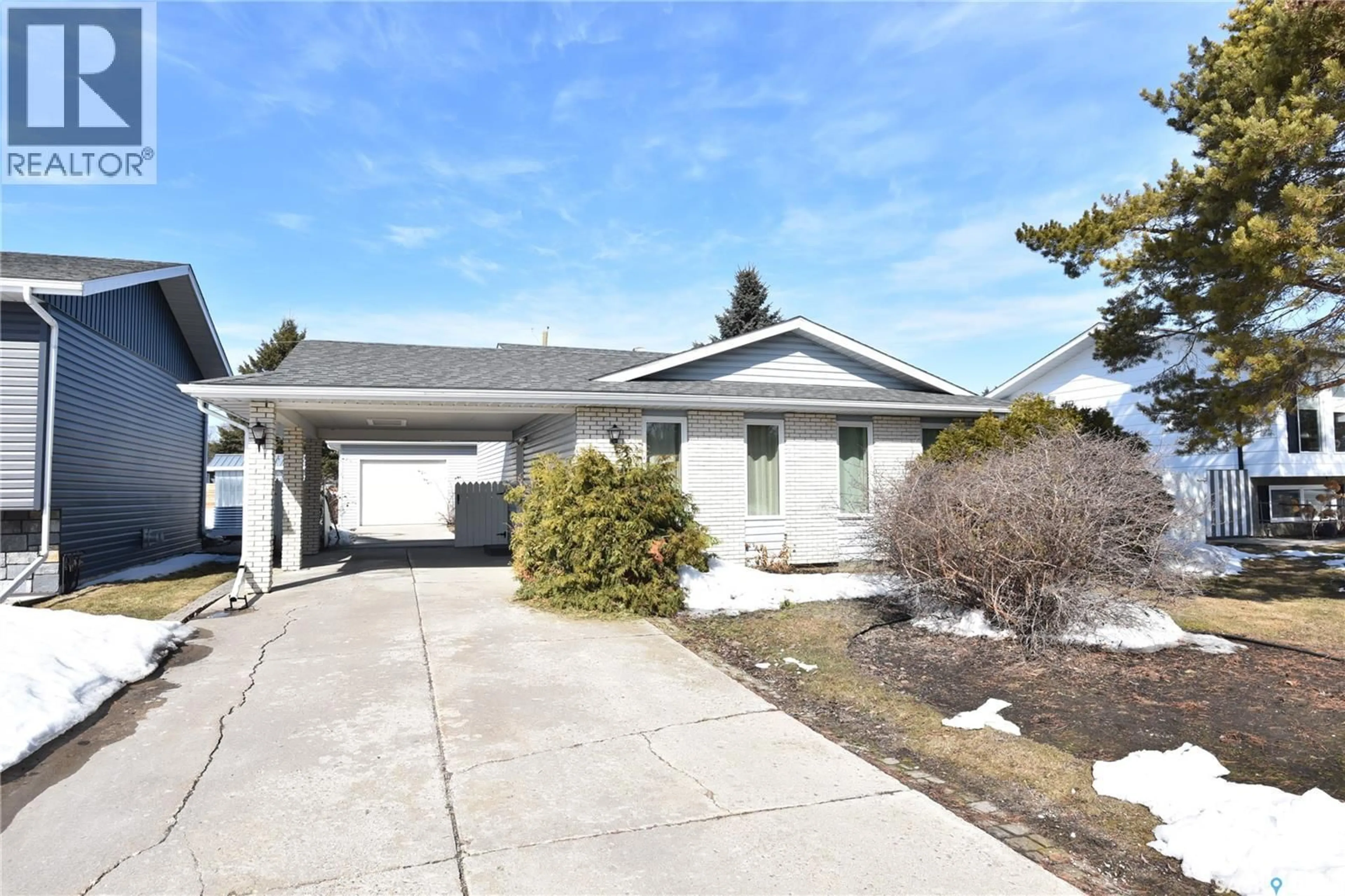 Home with vinyl exterior material, street for 1300 CENTRE STREET, Nipawin Saskatchewan S0E1E0