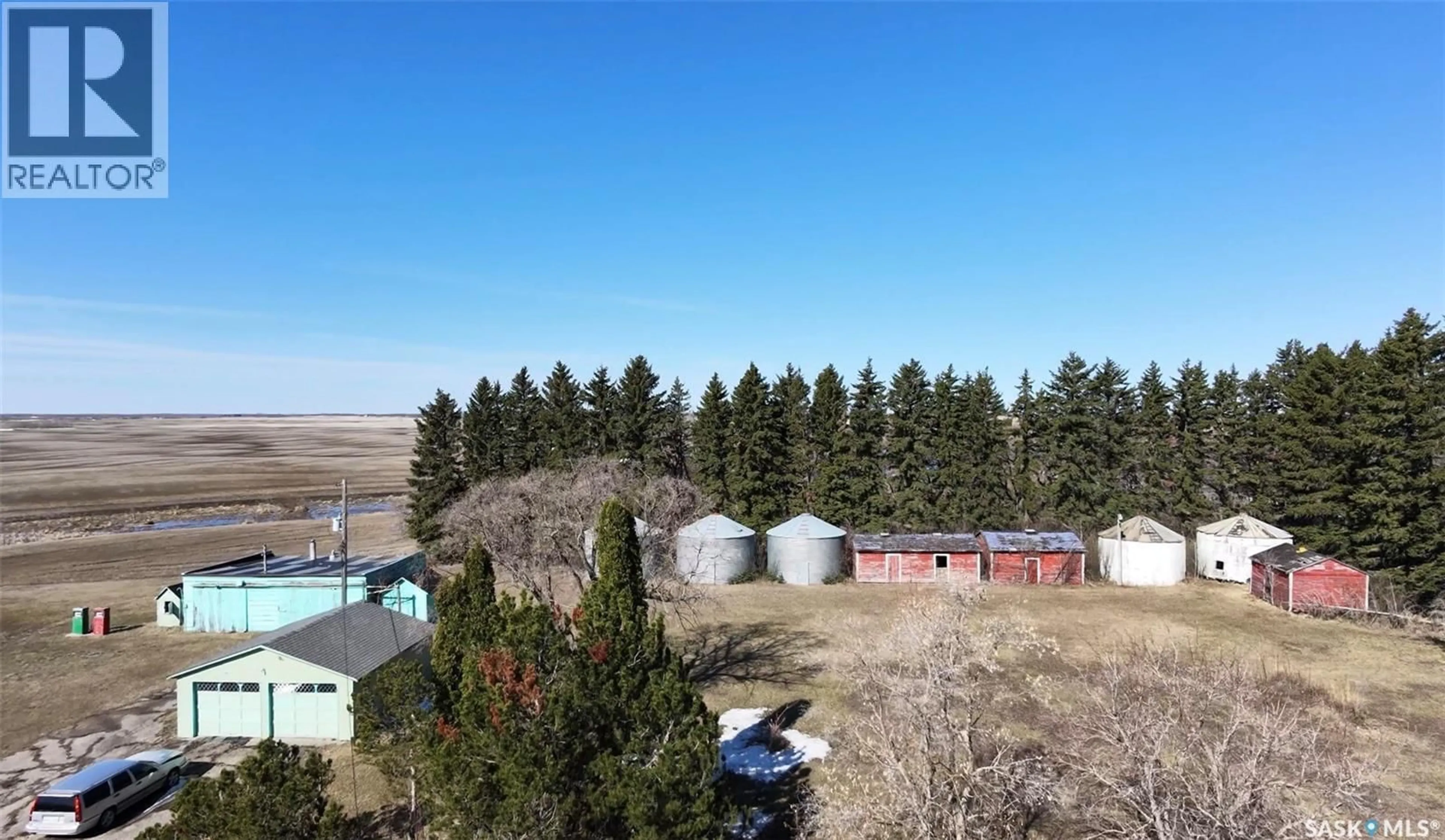 A pic from outside/outdoor area/front of a property/back of a property/a pic from drone, mountain view for INSINGER ACREAGE, Insinger Rm No. 275 Saskatchewan S0A1Y0