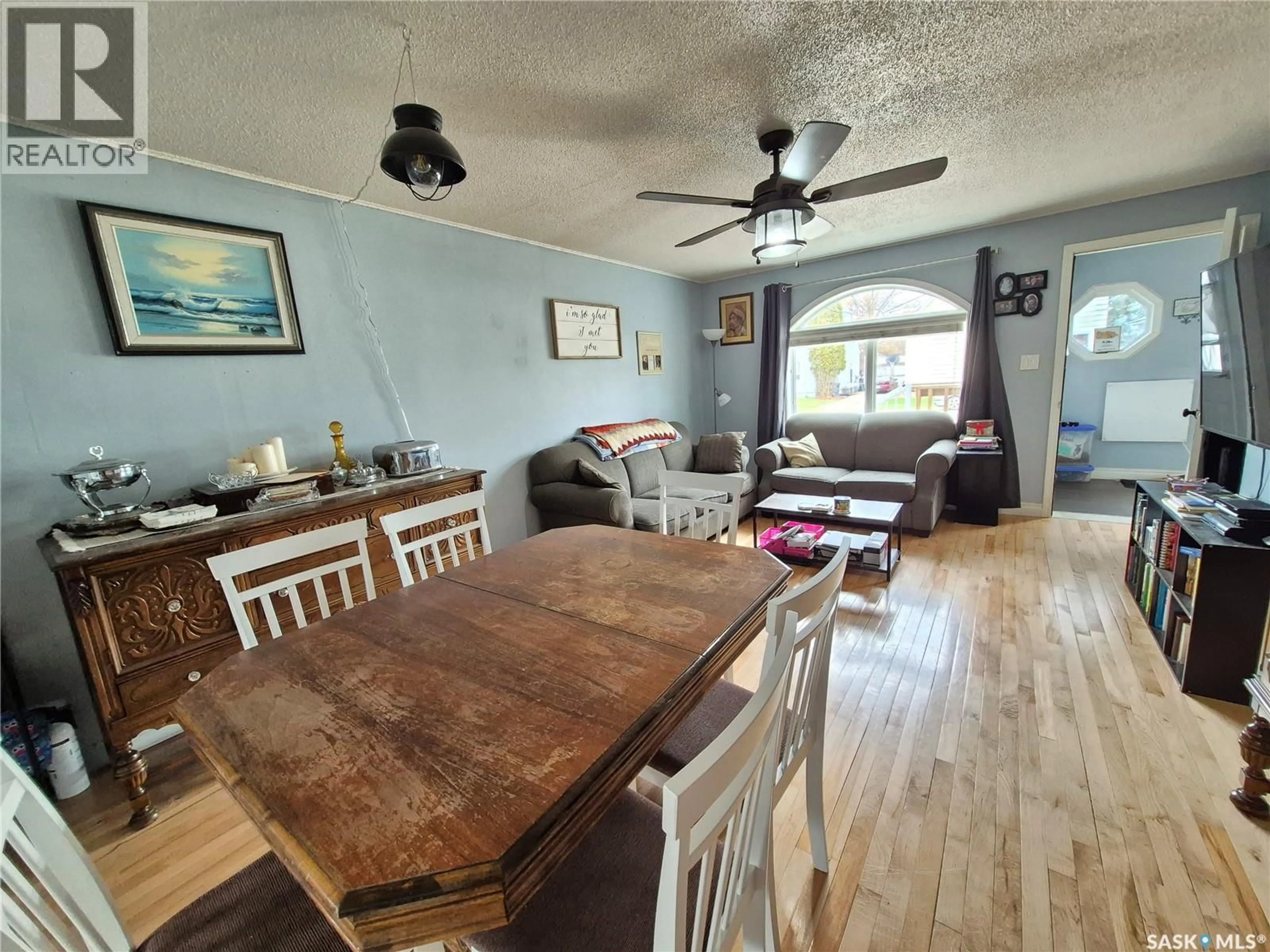 Dining room, wood/laminate floor for 220 MILLET STREET, Yellow Grass Saskatchewan S0G5J0