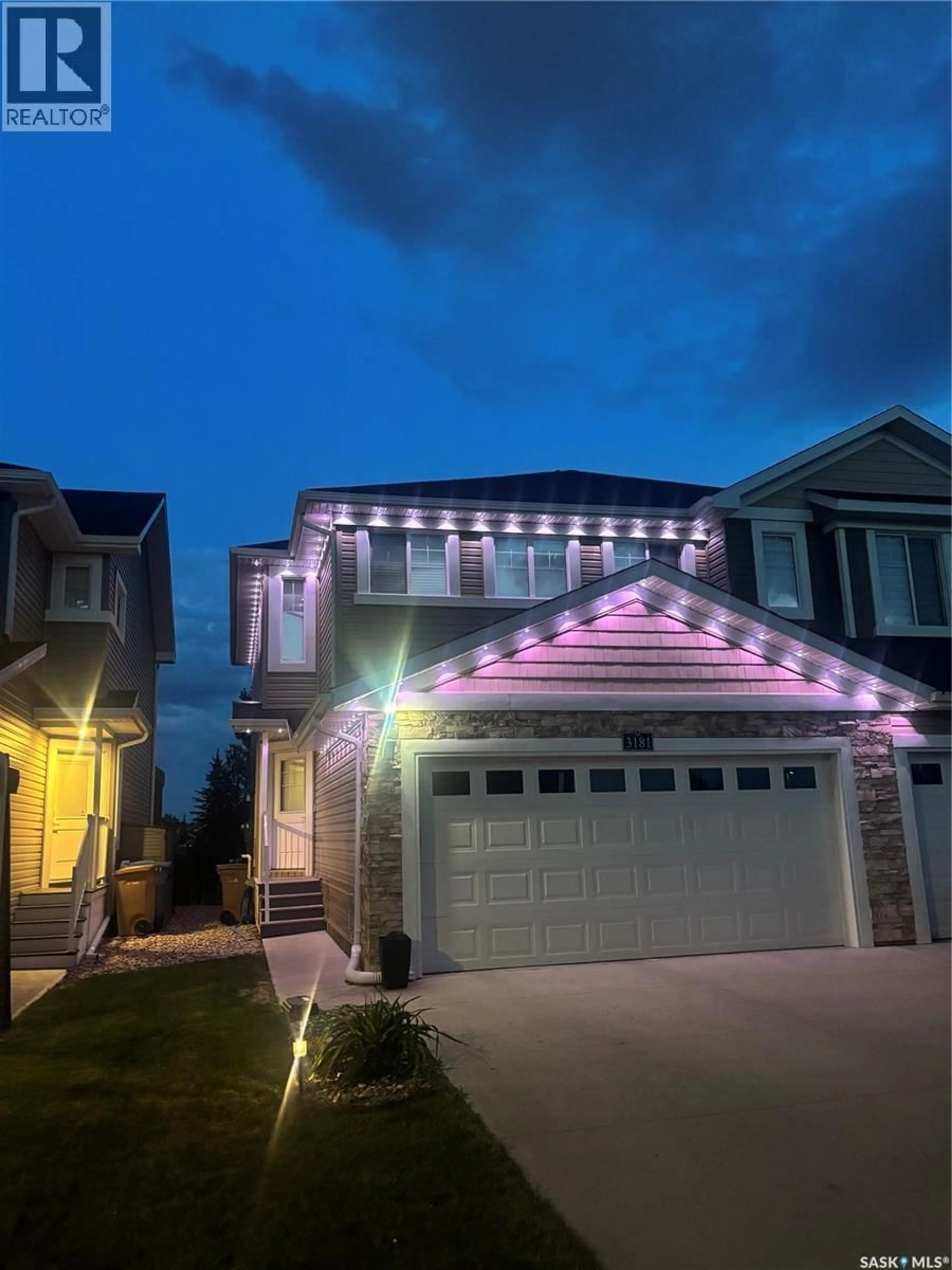 Home with vinyl exterior material, street for 3181 MAZURAK CRESCENT, Regina Saskatchewan S4X0N2