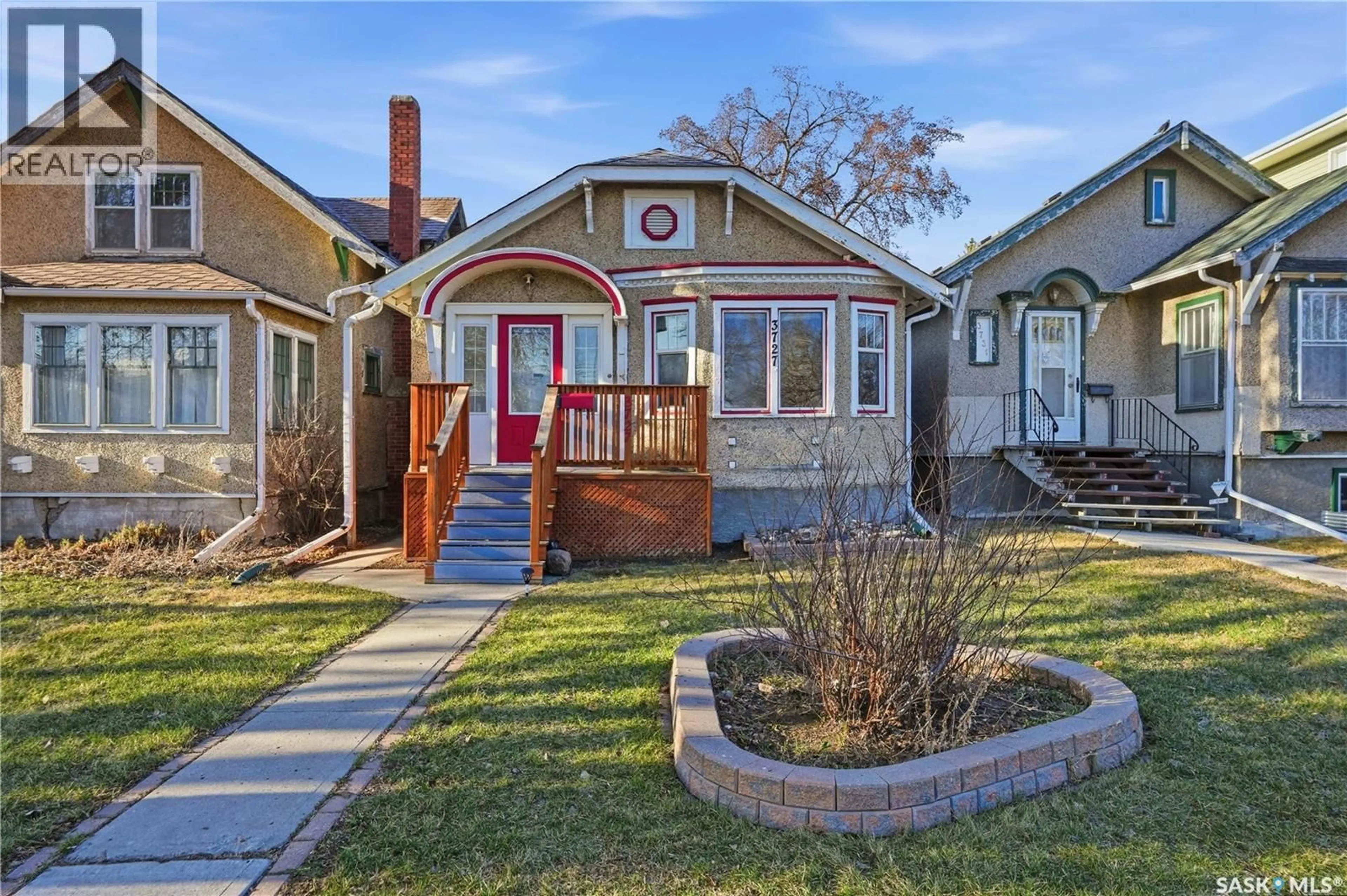 Home with brick exterior material, street for 3727 VICTORIA AVENUE, Regina Saskatchewan S4T1M5