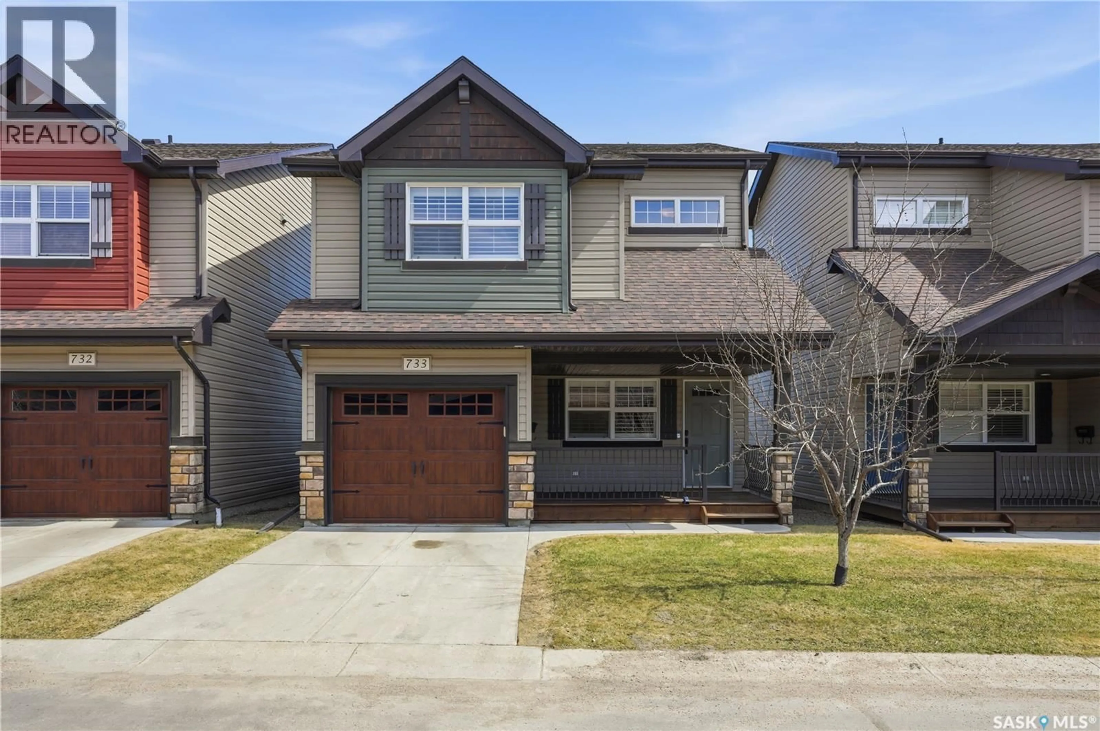 Home with brick exterior material, street for 150 - 733 LANGLOIS WAY, Saskatoon Saskatchewan S7T0L4
