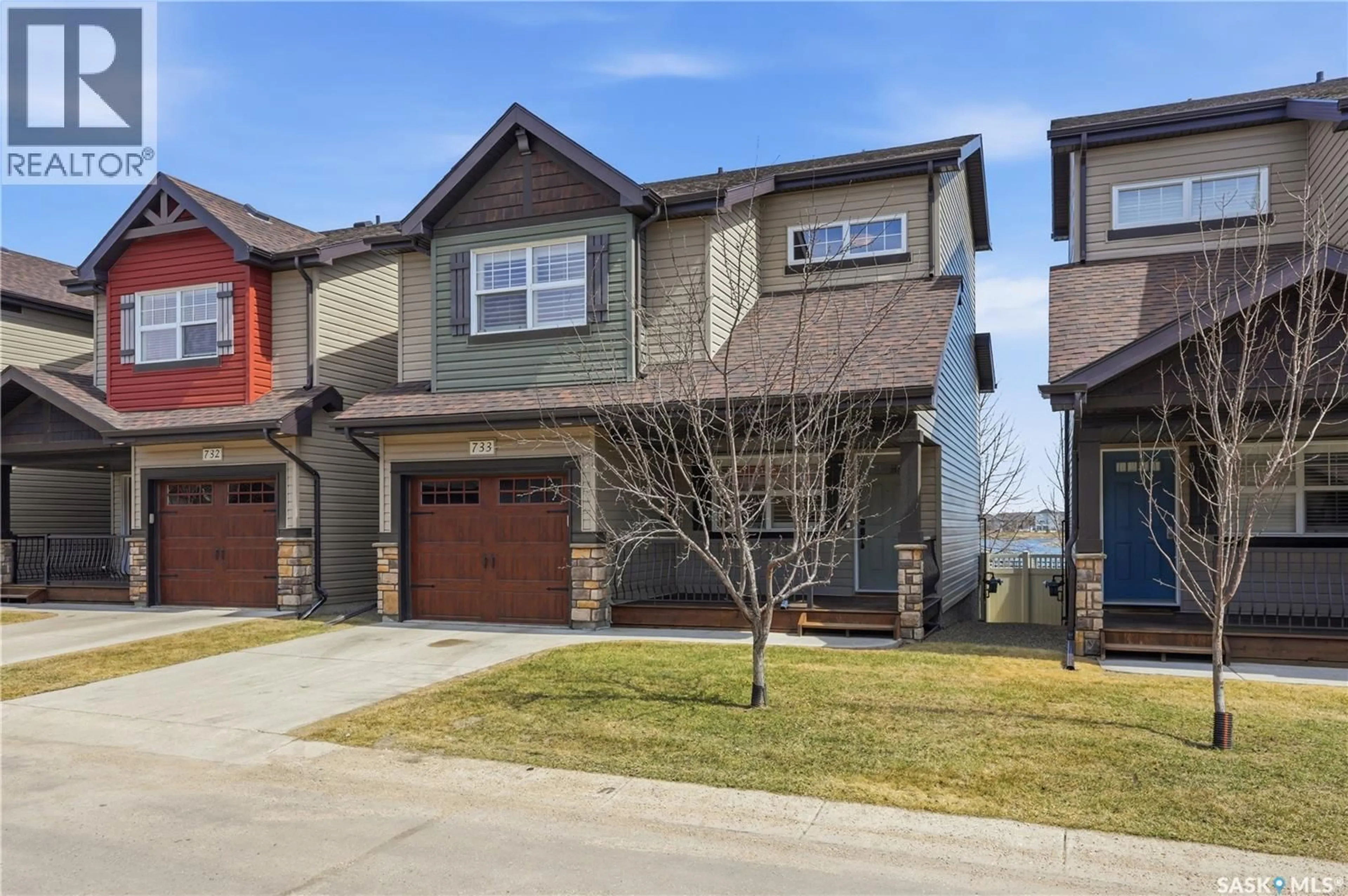 Home with brick exterior material, street for 150 - 733 LANGLOIS WAY, Saskatoon Saskatchewan S7T0L4