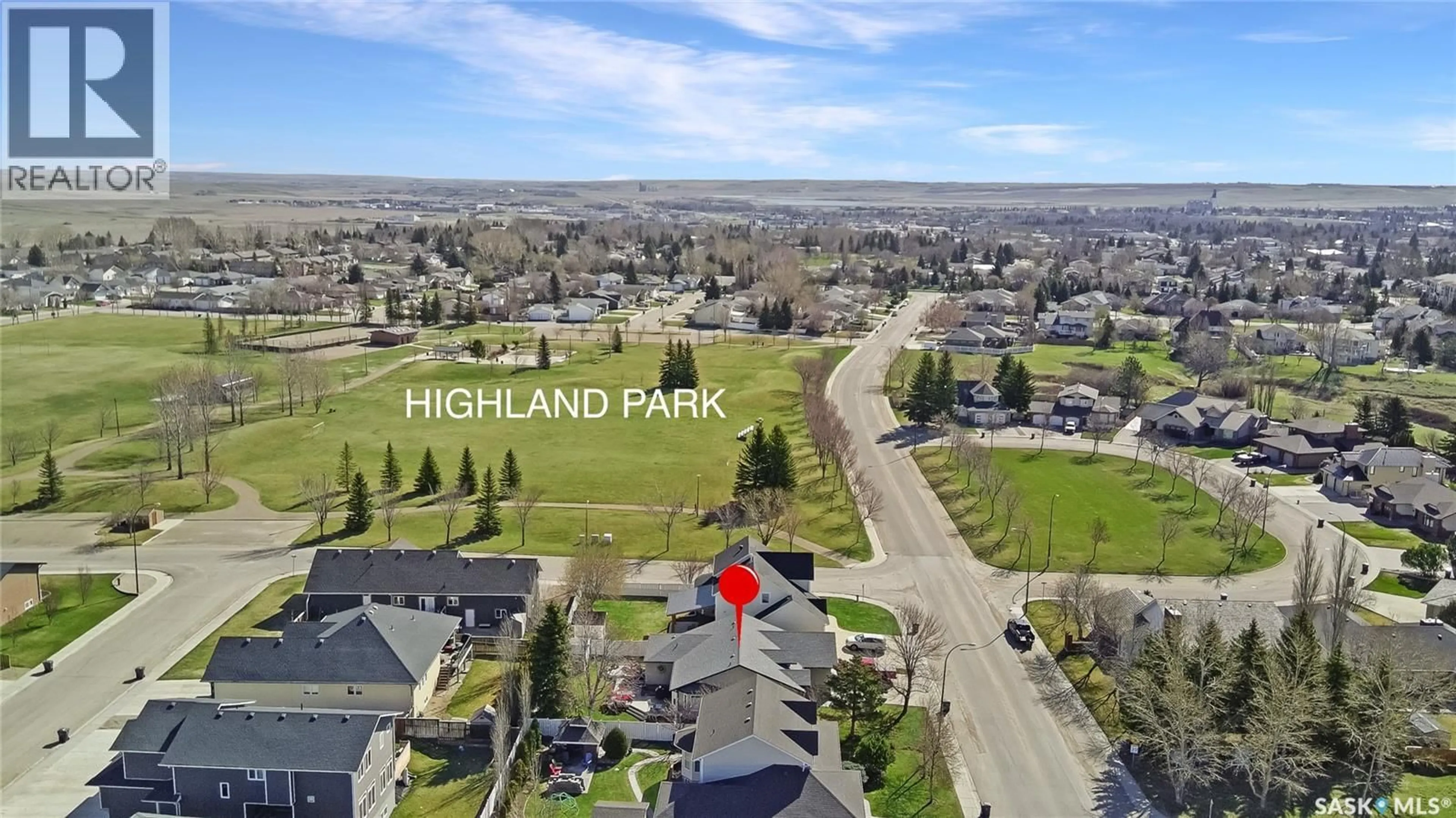 A pic from outside/outdoor area/front of a property/back of a property/a pic from drone, mountain view for 623 HIGHLAND DRIVE, Swift Current Saskatchewan S9H4Z5