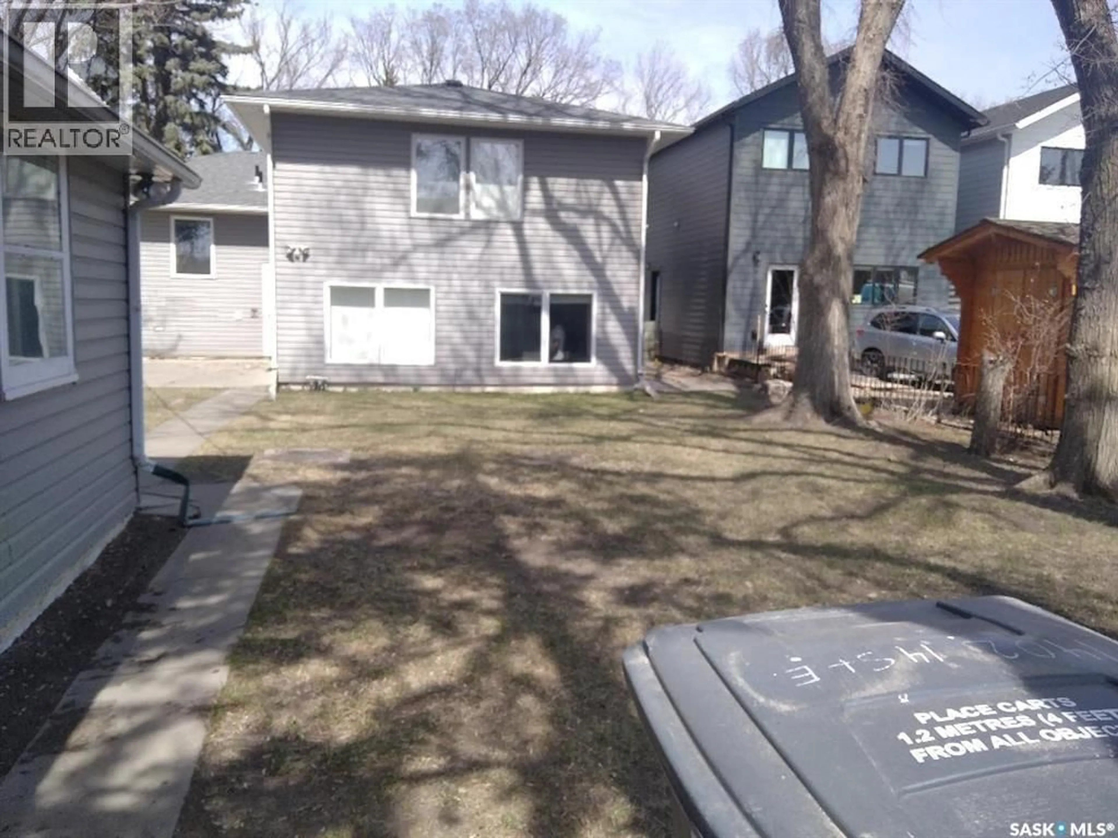 A pic from outside/outdoor area/front of a property/back of a property/a pic from drone, street for 1402 14TH STREET, Saskatoon Saskatchewan S7H0A8