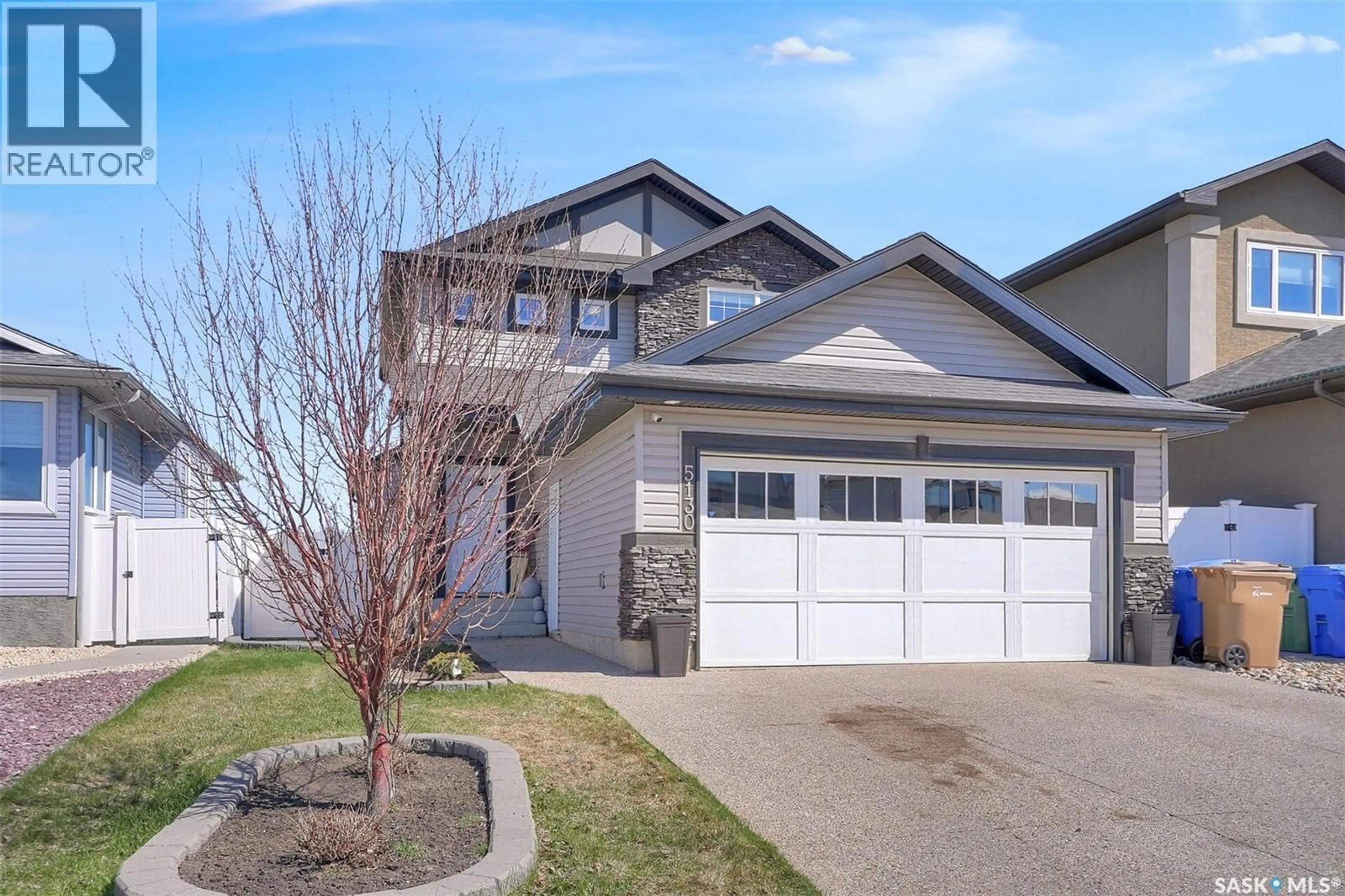 Home with vinyl exterior material, street for 5130 ANTHONY WAY, Regina Saskatchewan S4X0H2