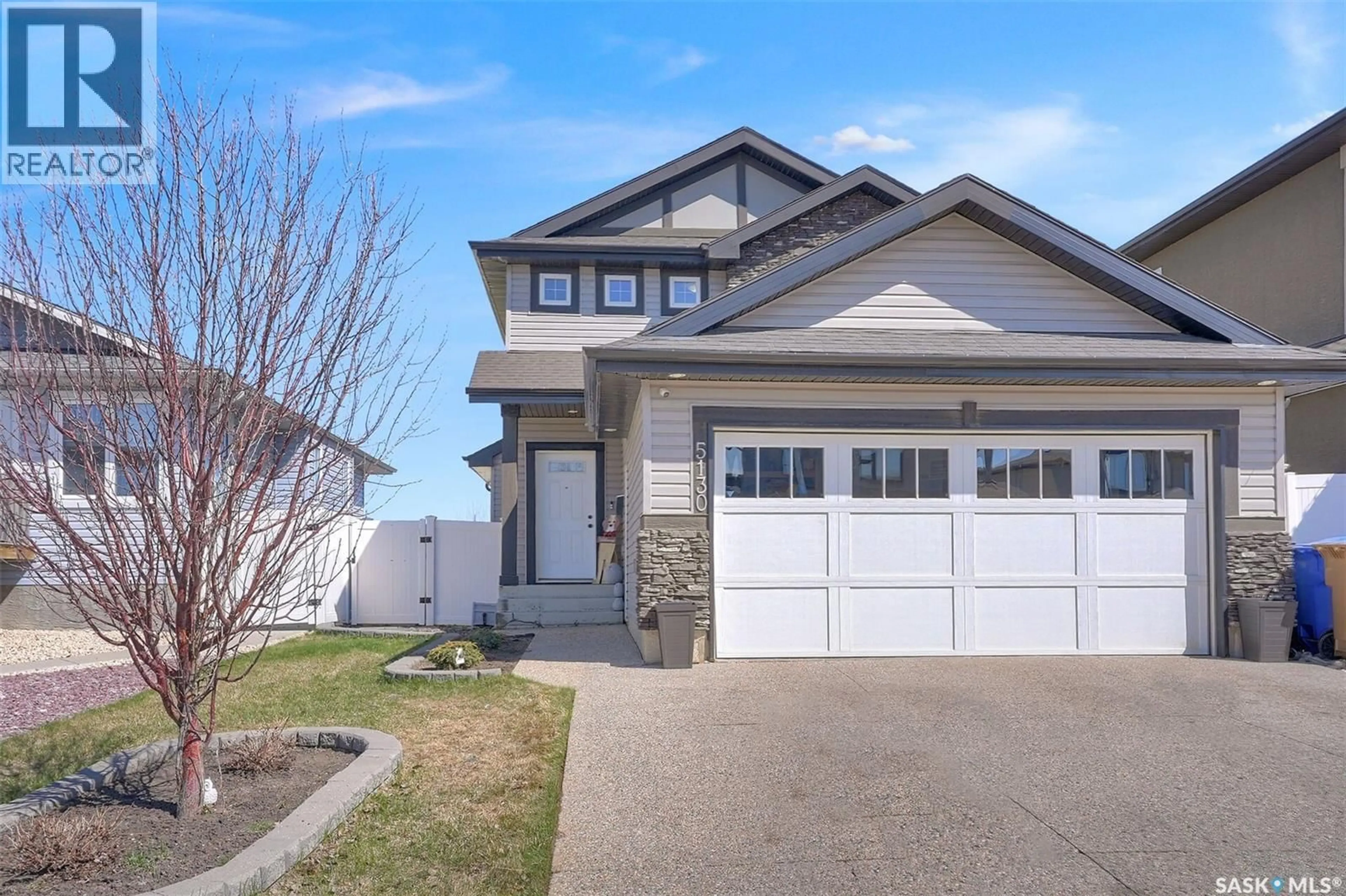 Home with vinyl exterior material, street for 5130 ANTHONY WAY, Regina Saskatchewan S4X0H2