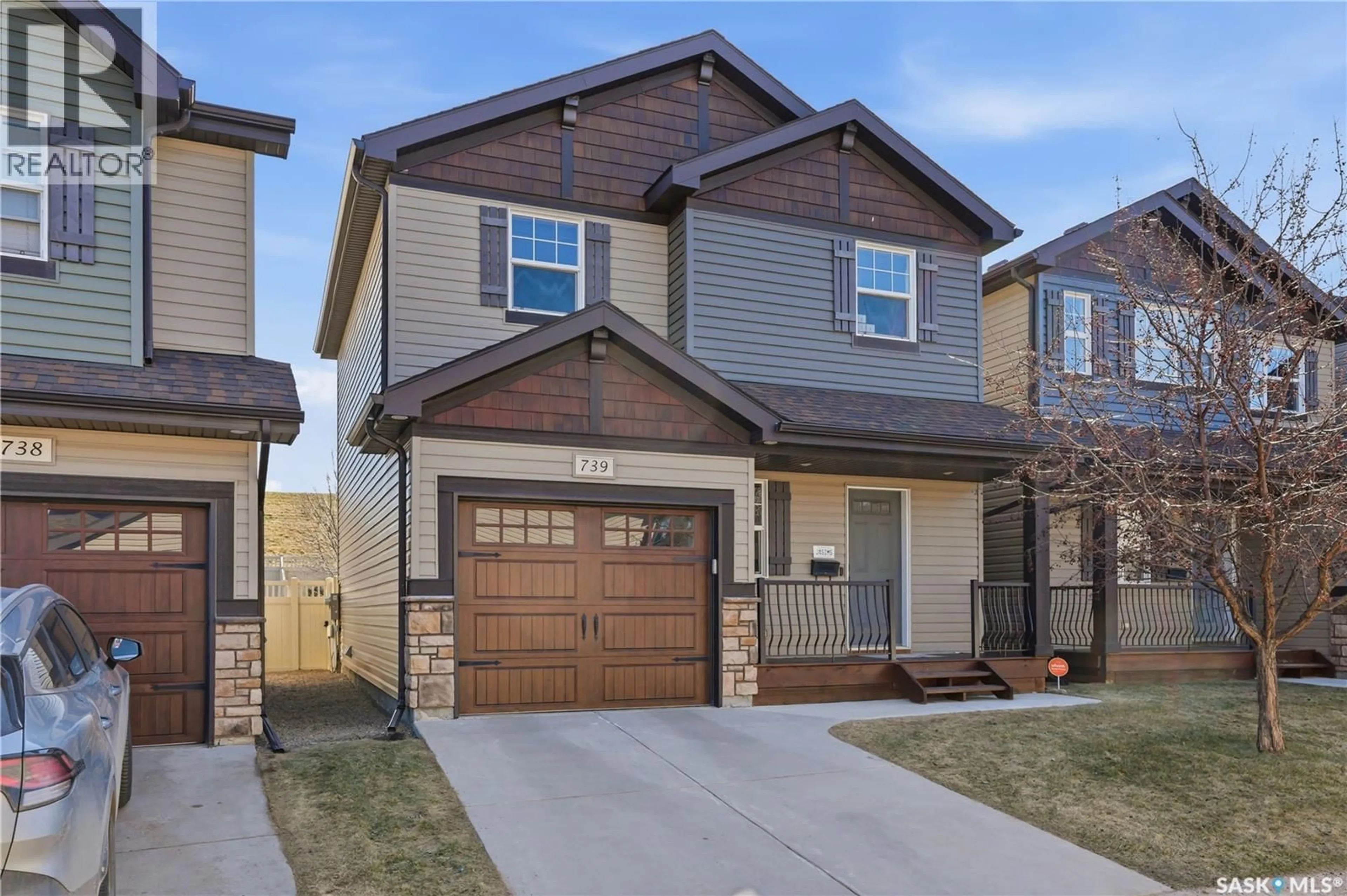 Home with brick exterior material, street for 739 150 LANGLOIS WAY, Saskatoon Saskatchewan S7T0L4