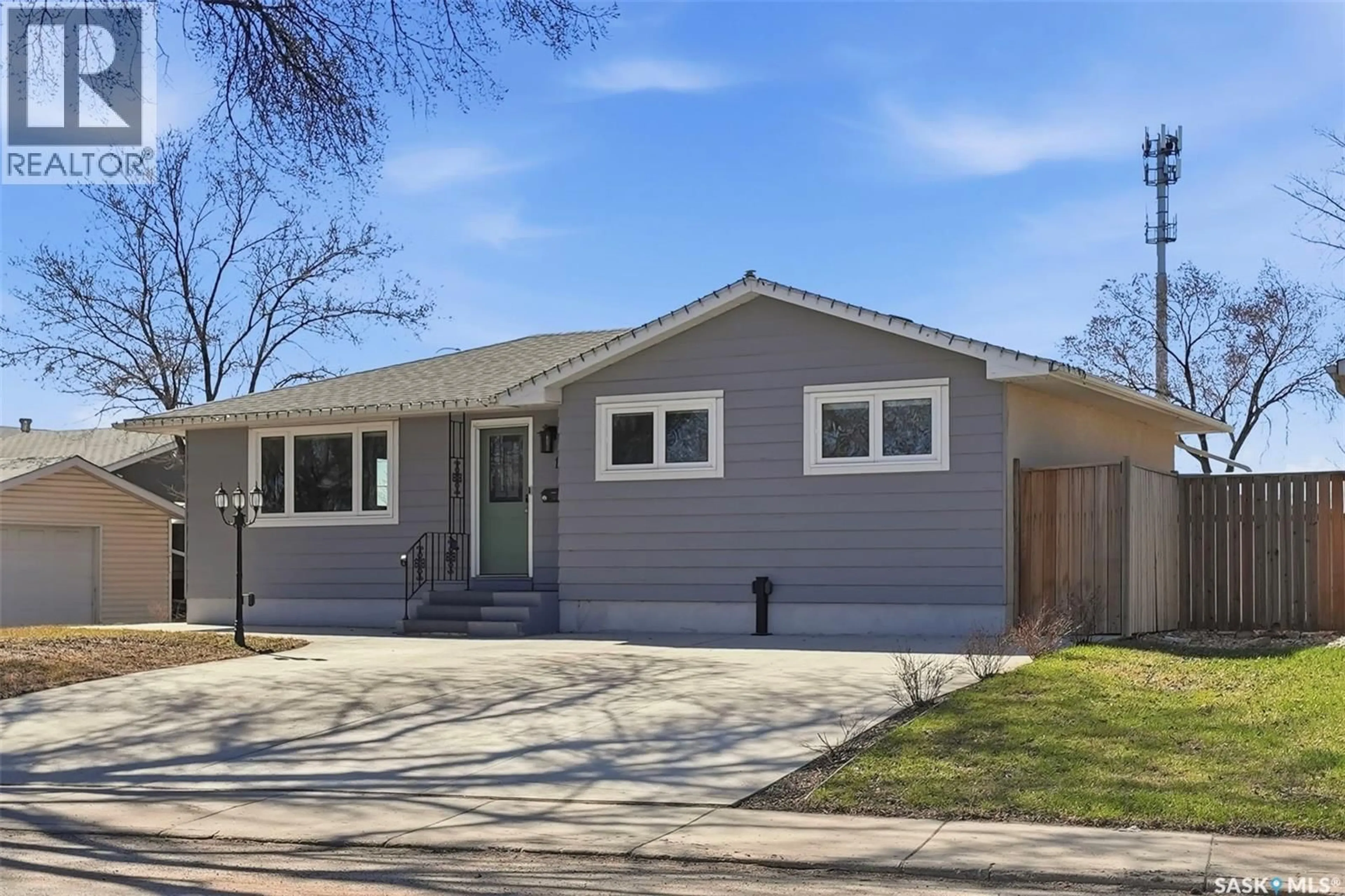 Home with vinyl exterior material, street for 1 RUPERT DRIVE, Saskatoon Saskatchewan S7K1B1
