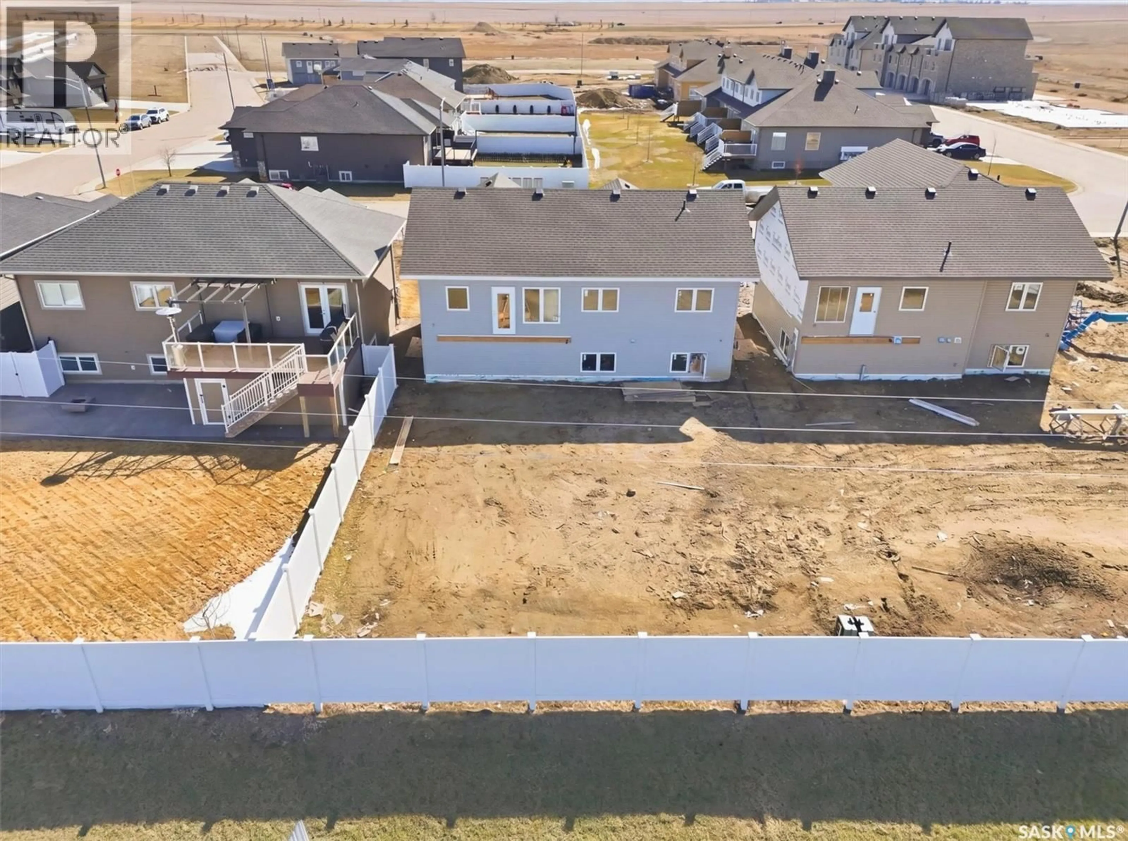 A pic from outside/outdoor area/front of a property/back of a property/a pic from drone, water/lake/river/ocean view for 268 PRAIRIE DAWN DRIVE, Dundurn Saskatchewan S0K1K1