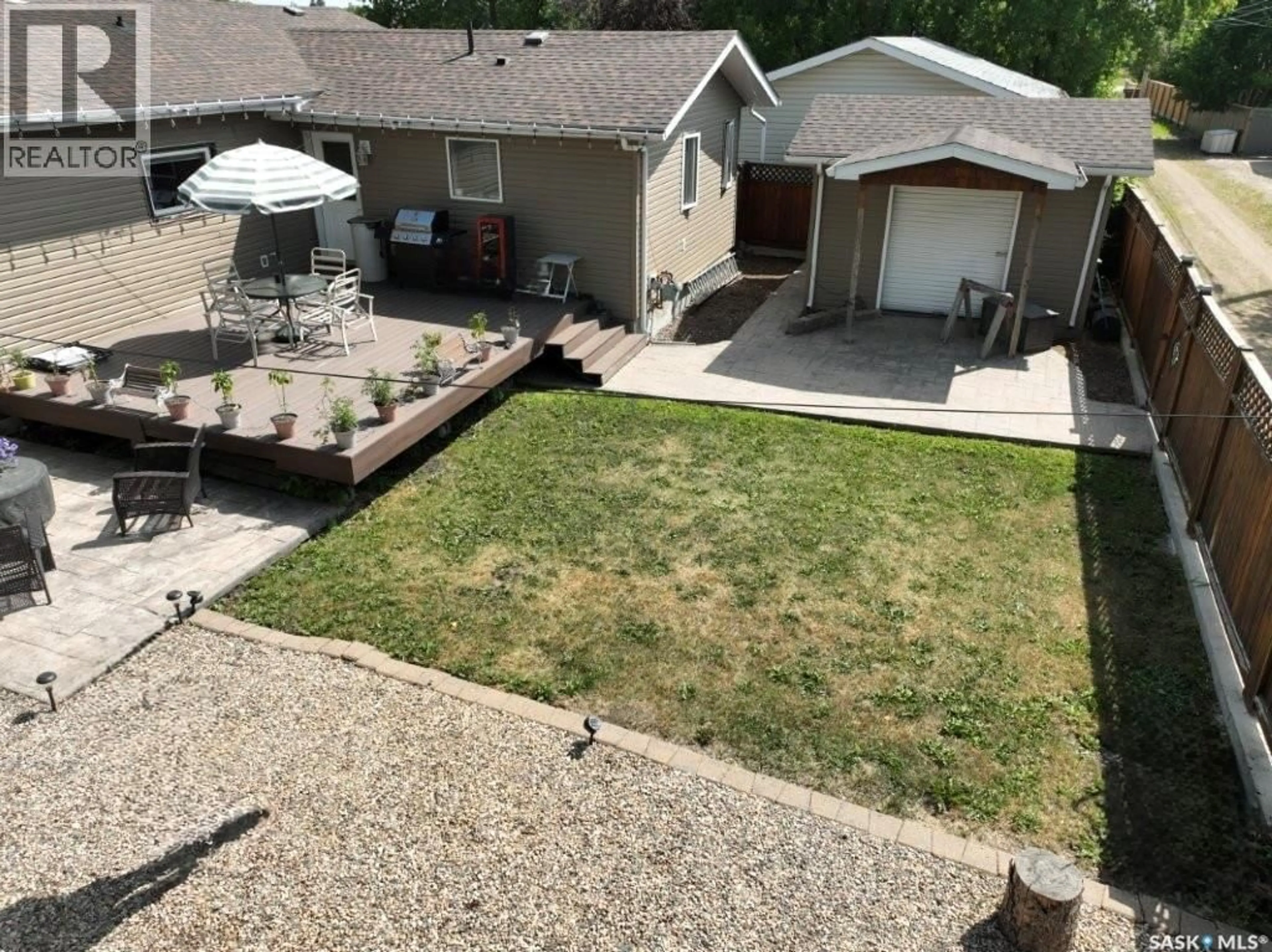 A pic from outside/outdoor area/front of a property/back of a property/a pic from drone, unknown for 513 HUDSON STREET, Hudson Bay Saskatchewan S0E0Y0