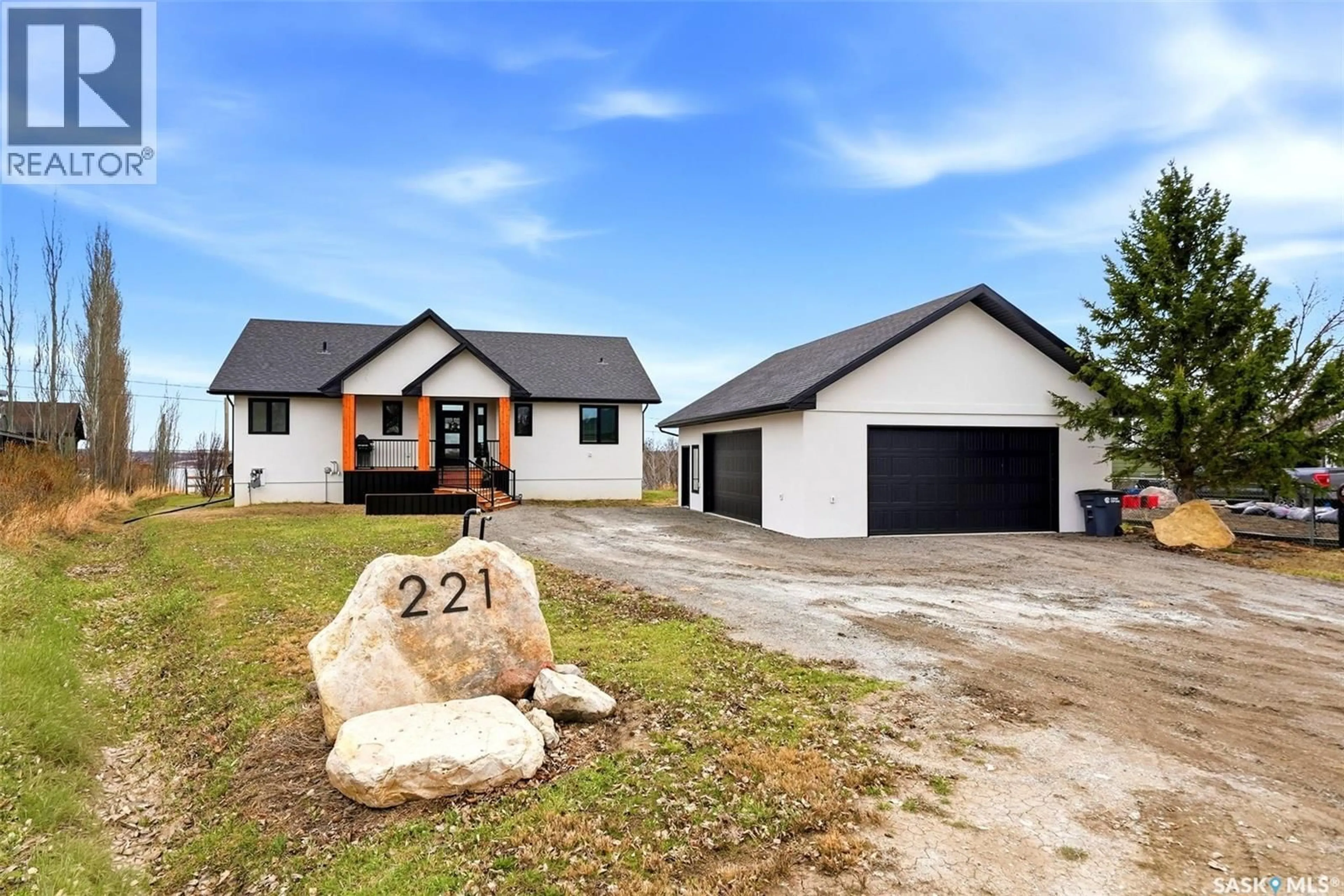 A pic from outside/outdoor area/front of a property/back of a property/a pic from drone, street for 221 ALFRED CRESCENT, Saskatchewan Beach Saskatchewan S0G4L0