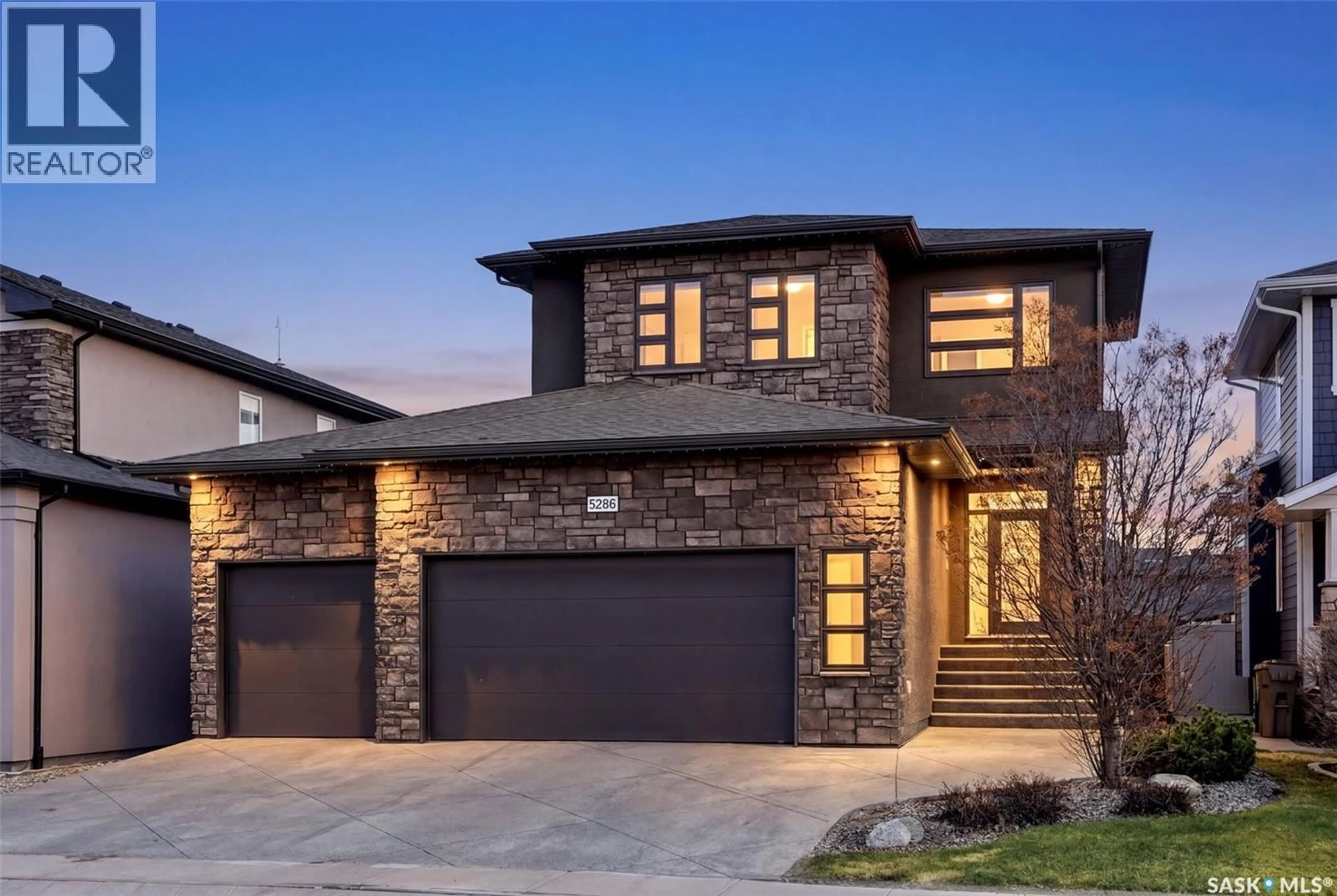 Home with brick exterior material, street for 5286 AVIATOR CRESCENT, Regina Saskatchewan S4W0G9