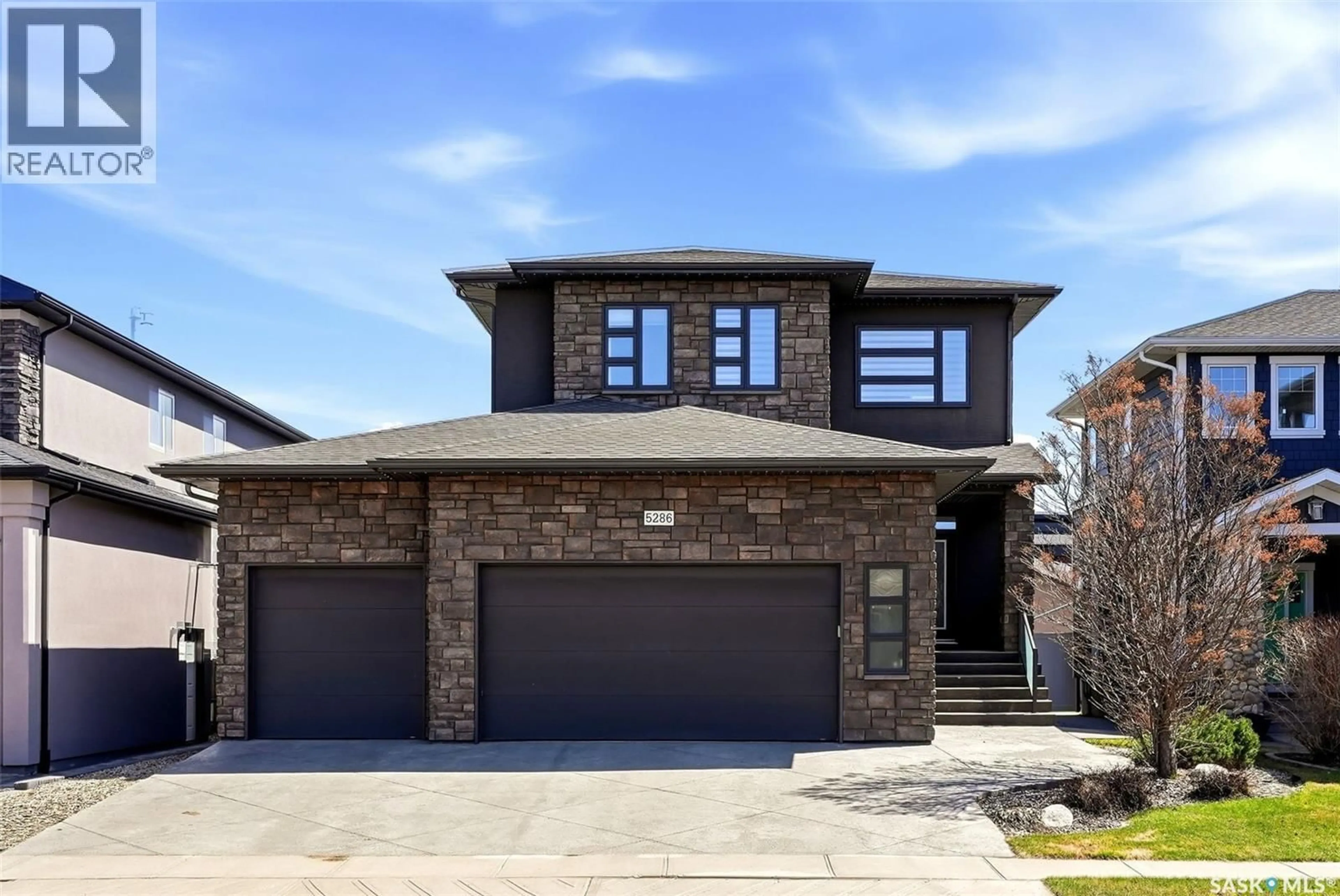 Home with brick exterior material, street for 5286 AVIATOR CRESCENT, Regina Saskatchewan S4W0G9