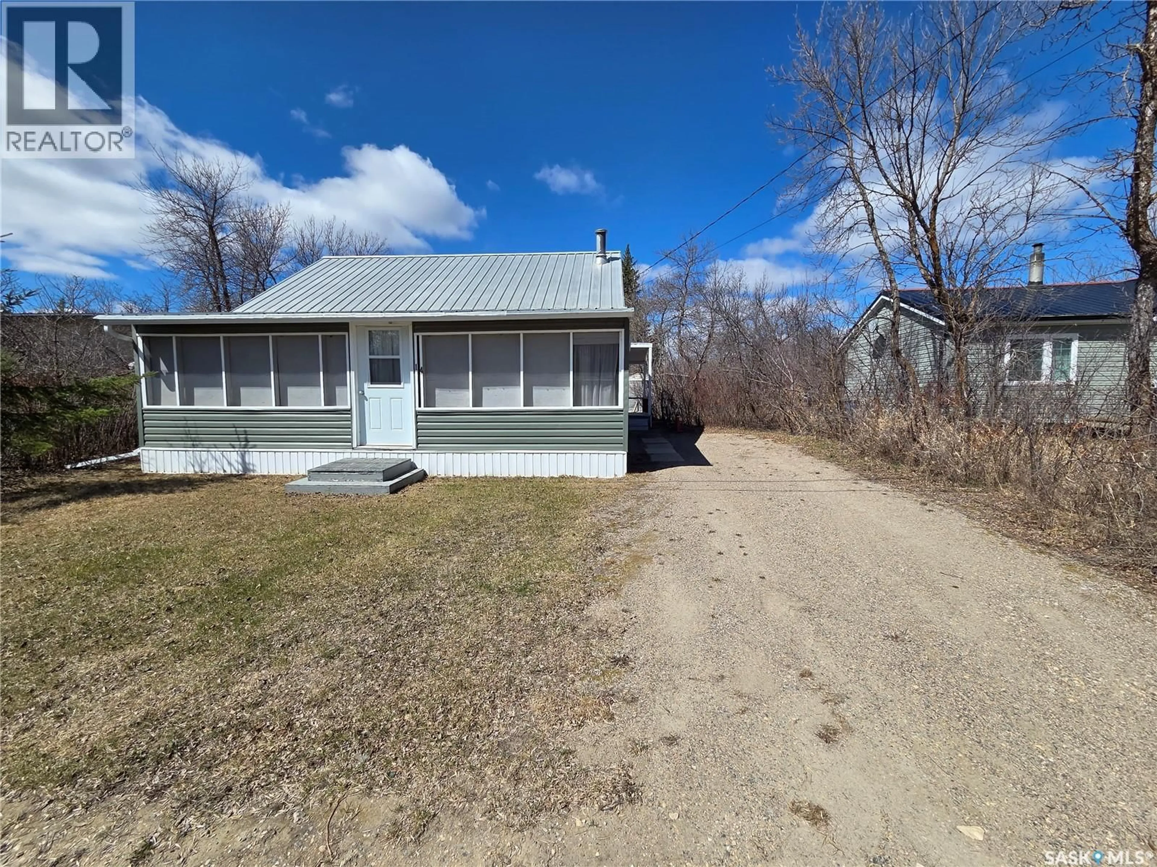 A pic from outside/outdoor area/front of a property/back of a property/a pic from drone, street for 14 ECHWAYATANKA DRIVE, White Bear IR 70 Saskatchewan S0C2S0