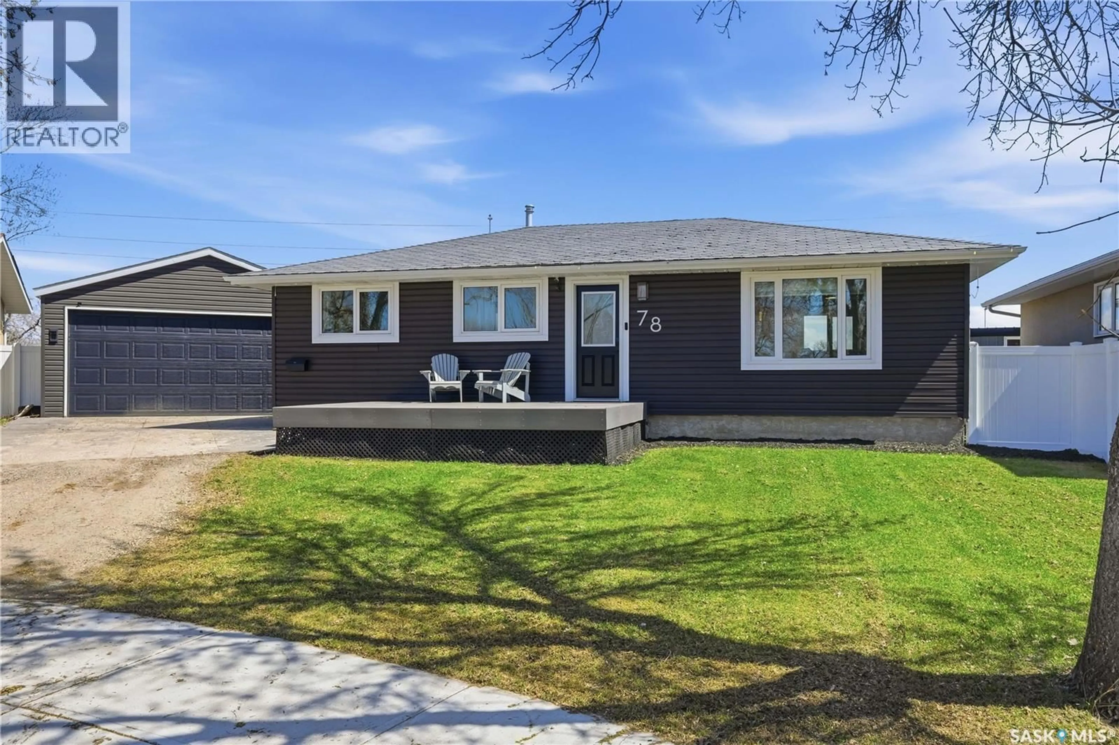 Home with brick exterior material, street for 78 VERNON CRESCENT, Regina Saskatchewan S4R7P5