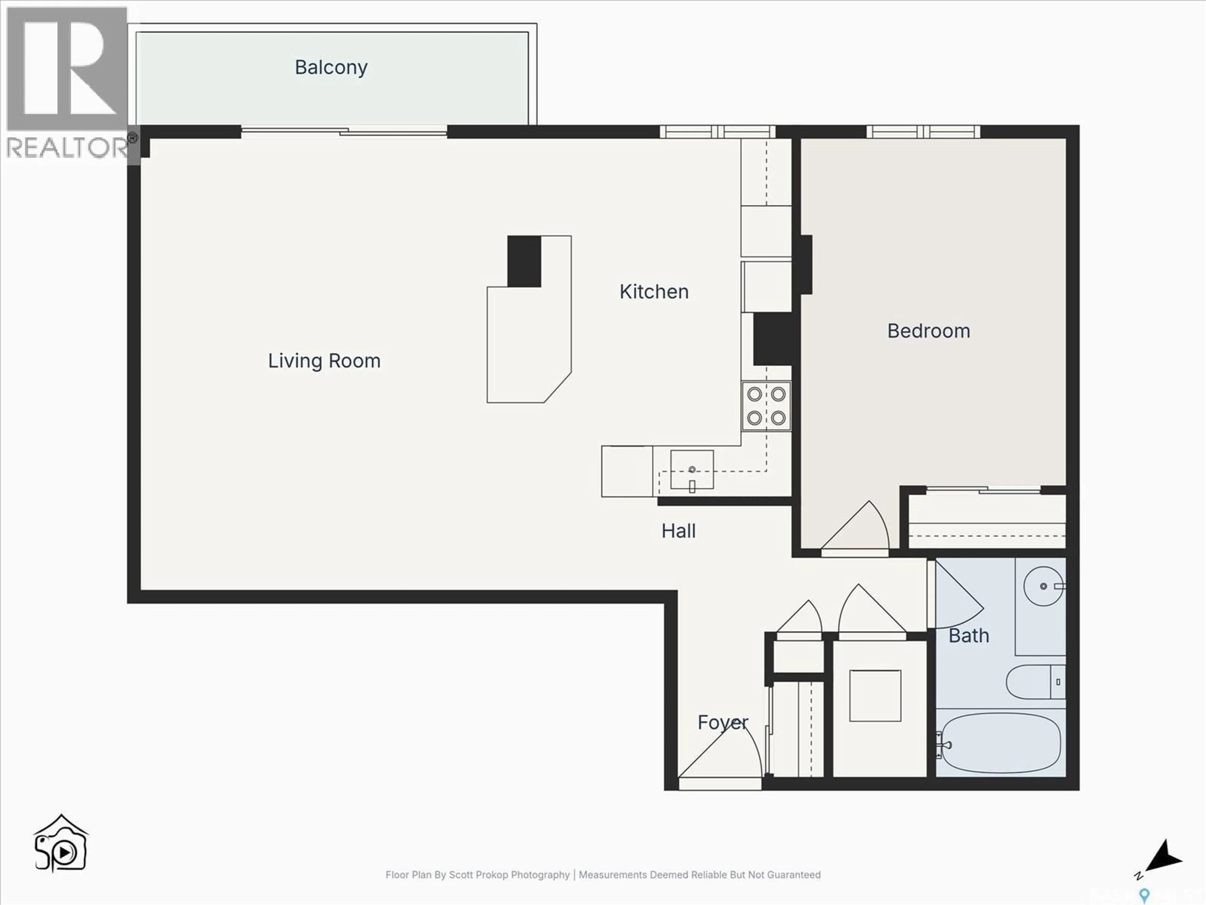 Floor plan for 1005 320 5TH AVENUE, Saskatoon Saskatchewan S7K2P5