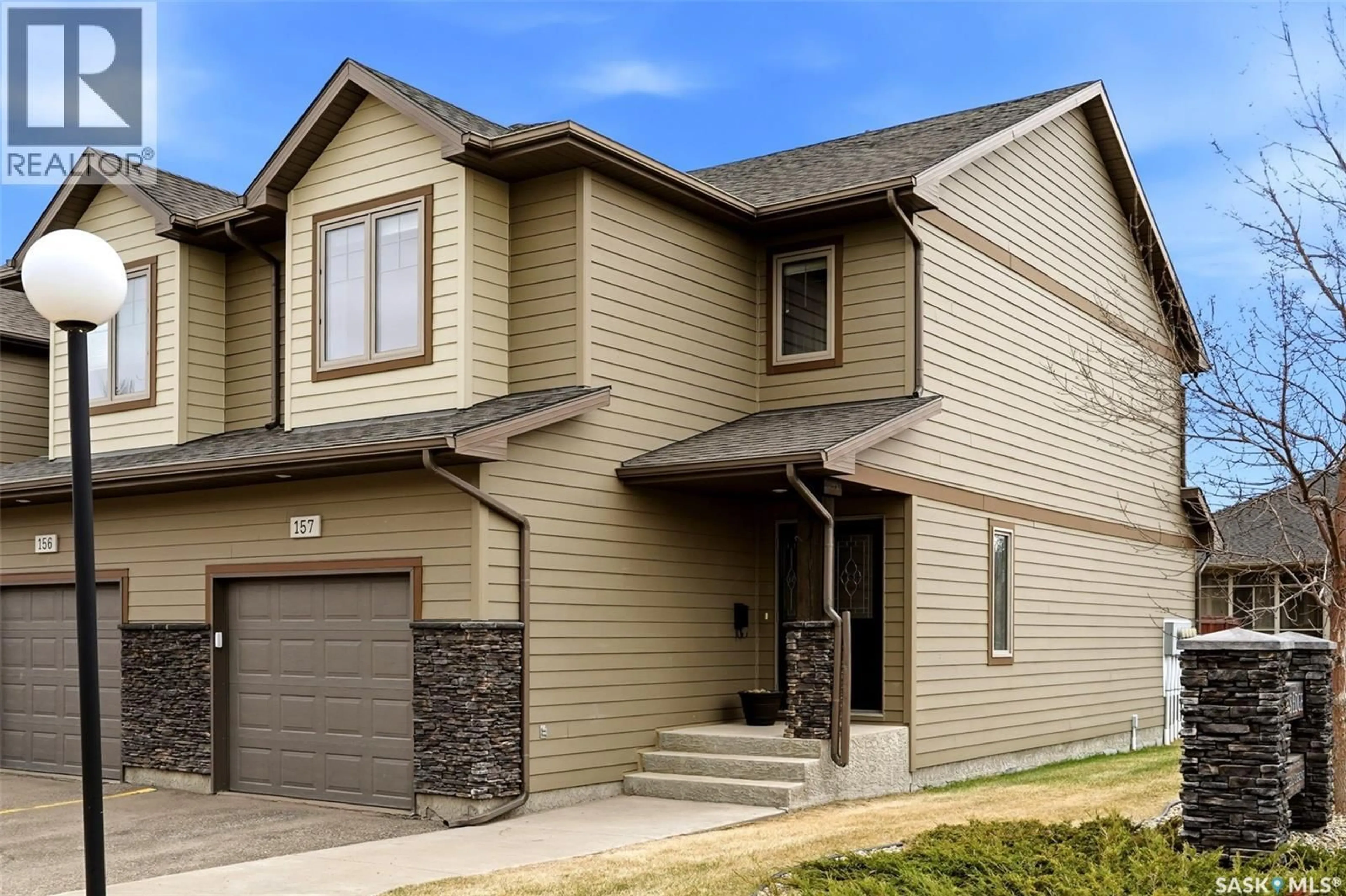 Home with vinyl exterior material, street for 4100 - 157 SANDHILL CRESCENT, Regina Saskatchewan S4V3G9