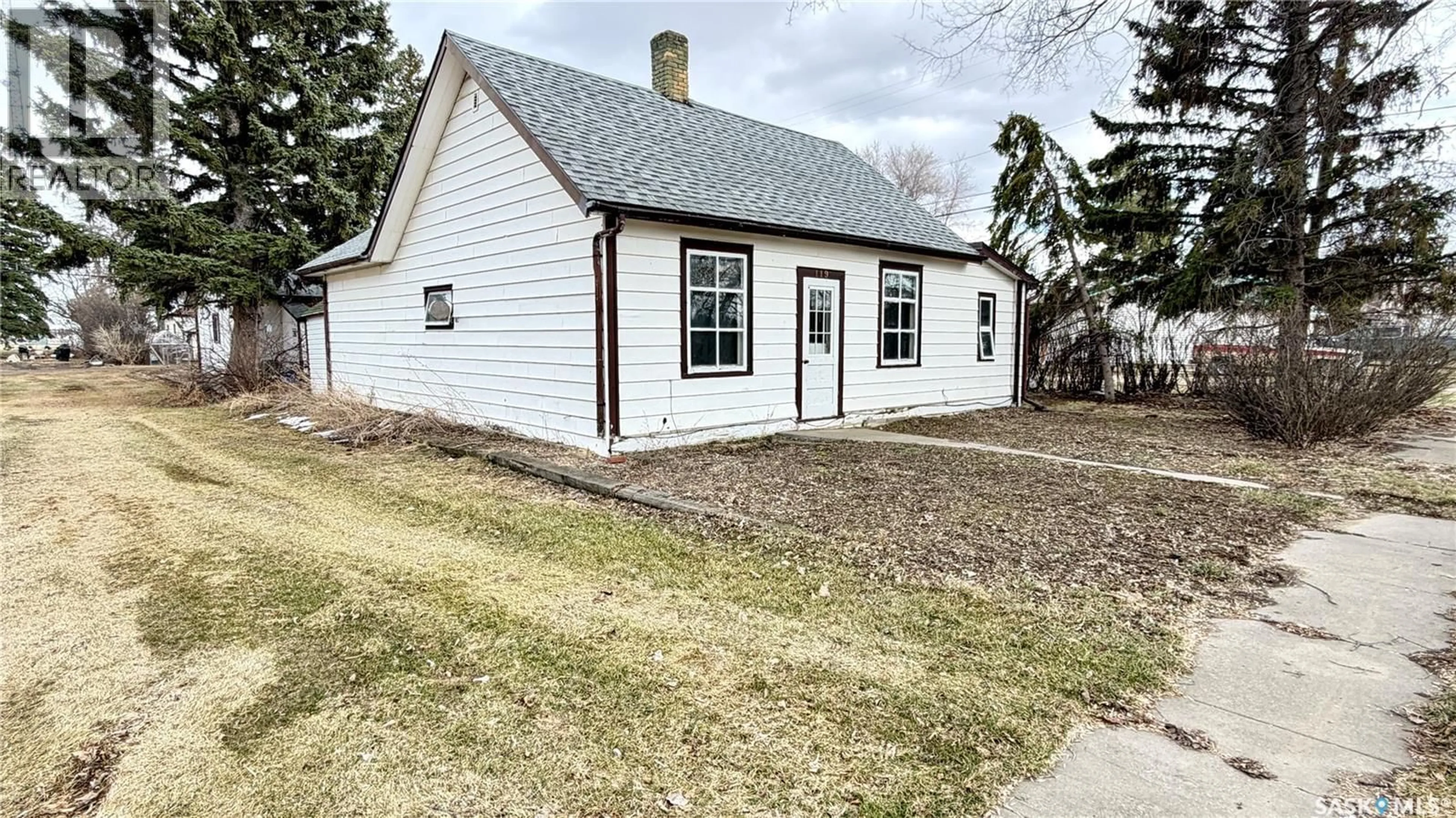 Home with vinyl exterior material, street for 119 KENNEDY STREET, Conquest Saskatchewan S0L0L0