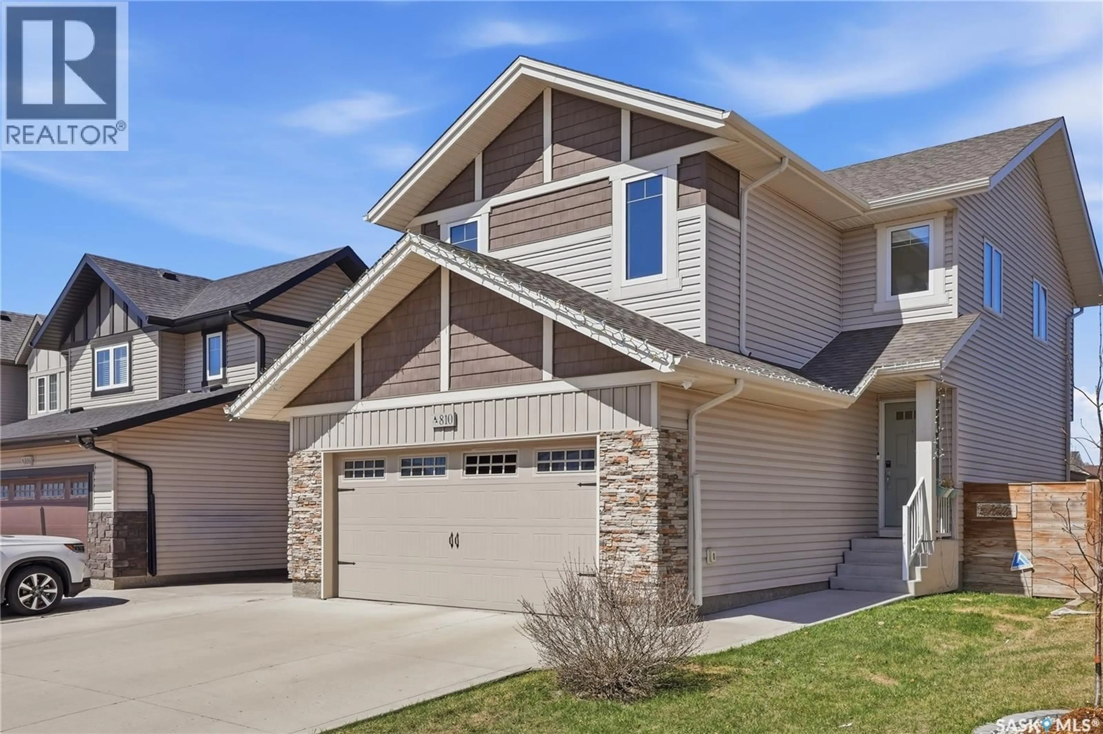 Home with brick exterior material, street for 810 CHILDERS RISE, Saskatoon Saskatchewan S7L6T9
