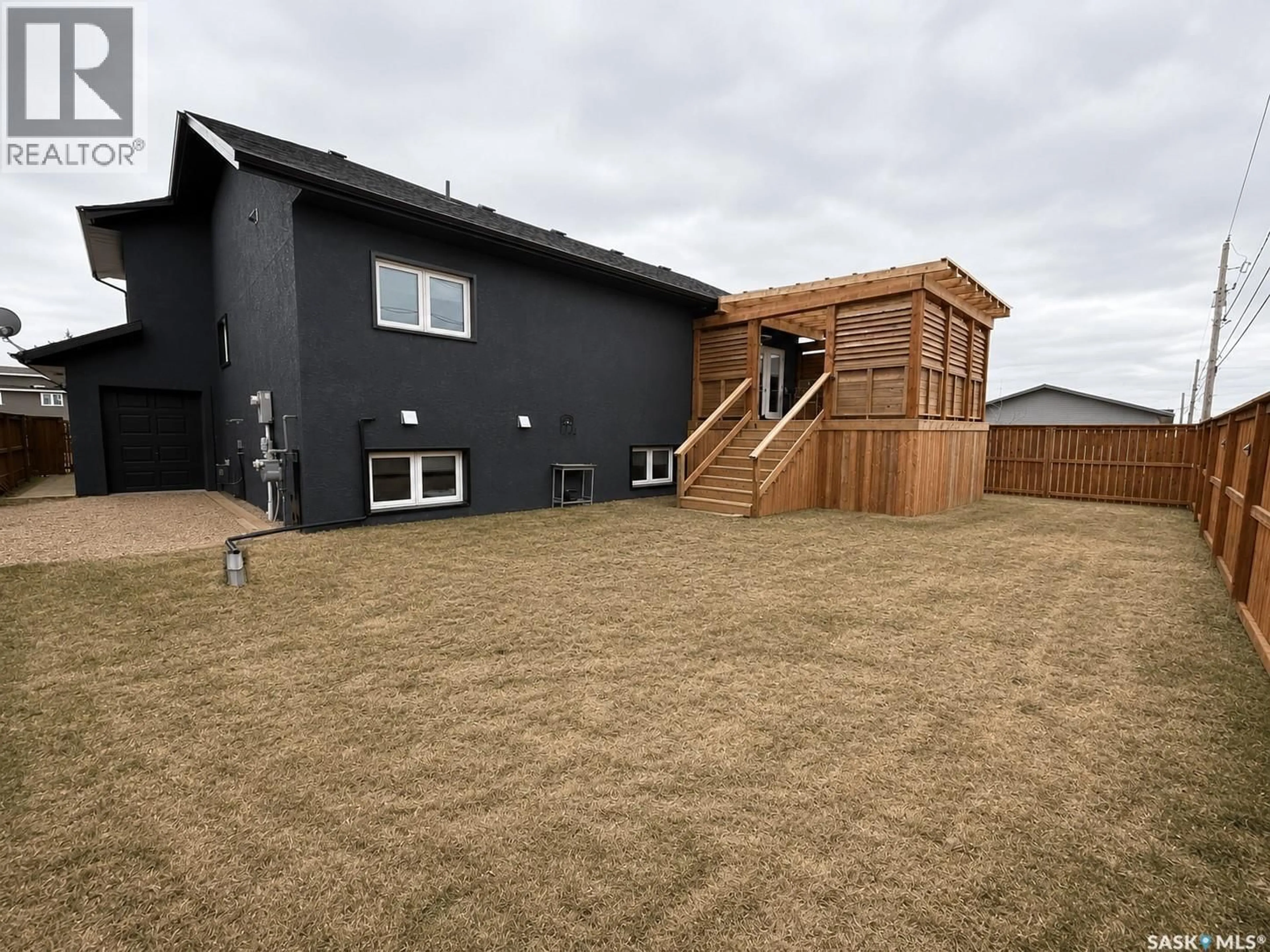 A pic from outside/outdoor area/front of a property/back of a property/a pic from drone, mountain view for 214 ELIZABETH STREET, Melfort Saskatchewan S0E1A0