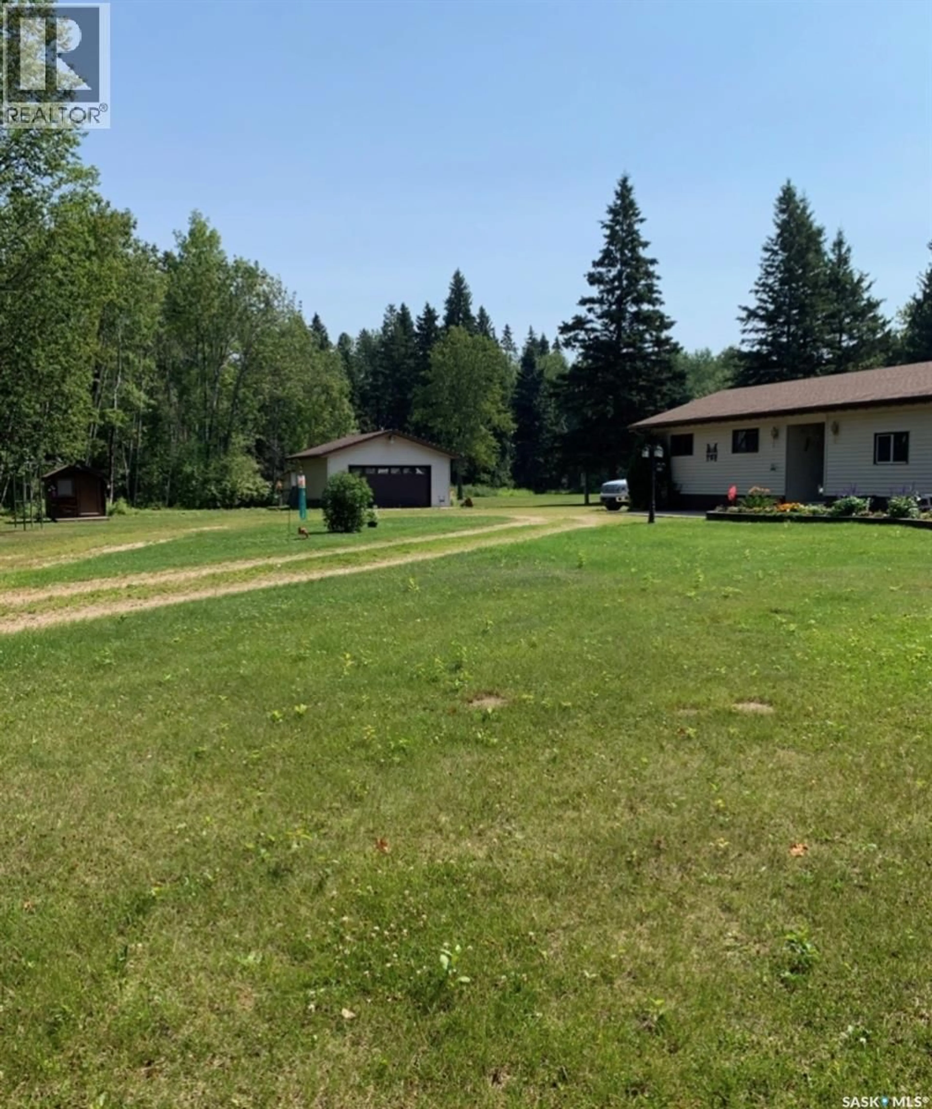 A pic from outside/outdoor area/front of a property/back of a property/a pic from drone, unknown for MILLIKIN ACREAGE, Big River Rm No. 555 Saskatchewan S0J0E0