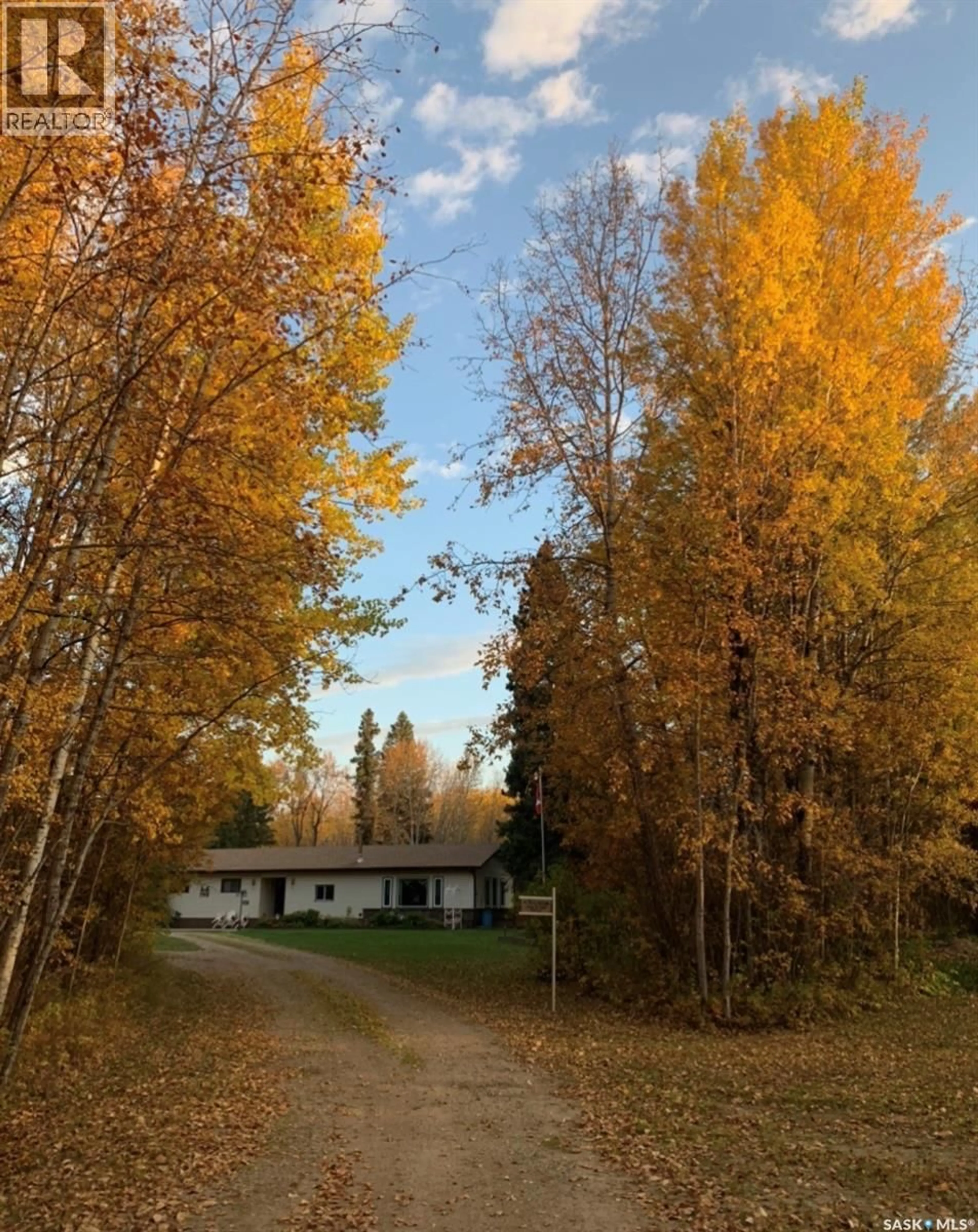 A pic from outside/outdoor area/front of a property/back of a property/a pic from drone, forest/trees view for MILLIKIN ACREAGE, Big River Rm No. 555 Saskatchewan S0J0E0