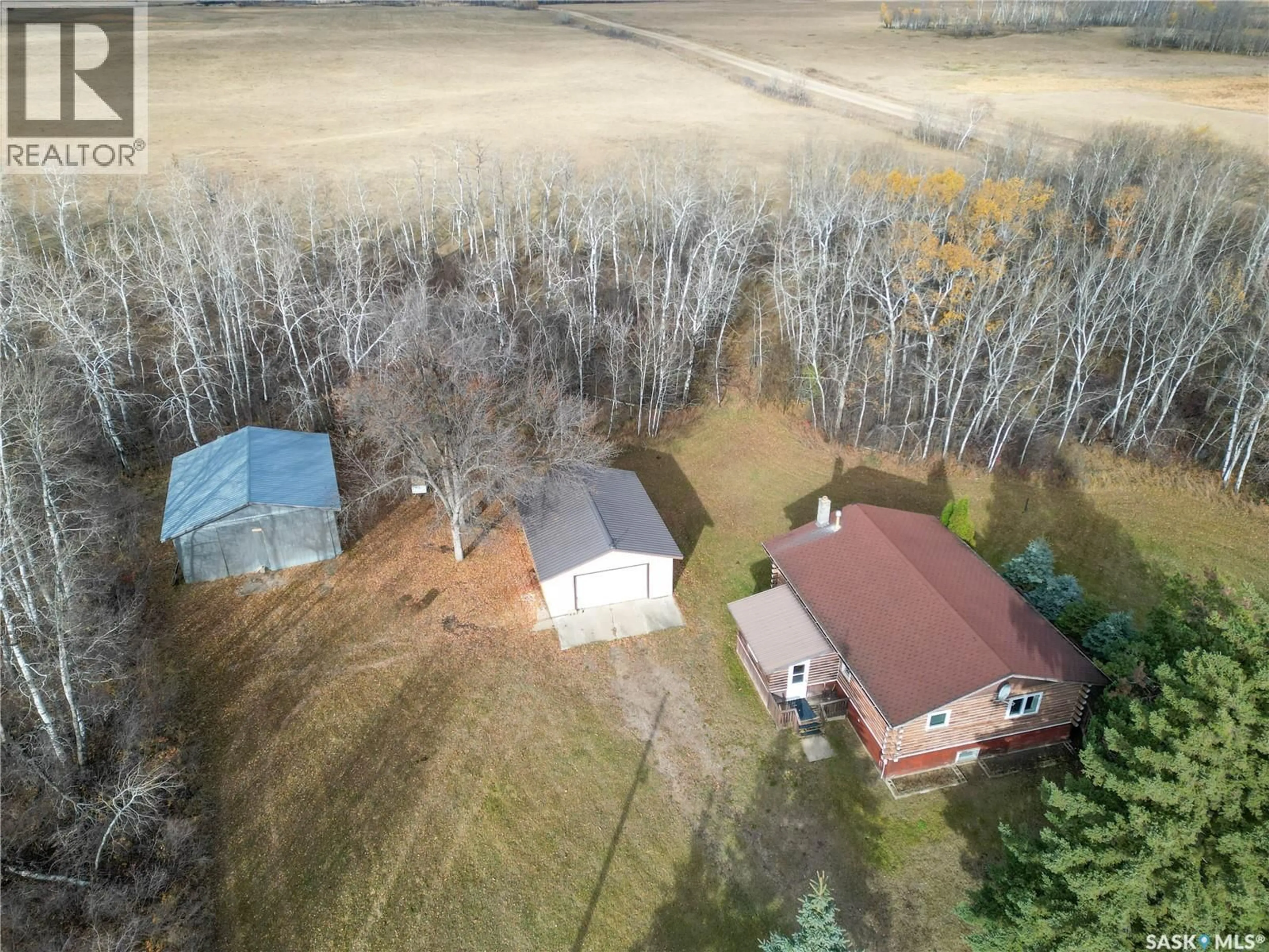 A pic from outside/outdoor area/front of a property/back of a property/a pic from drone, forest/trees view for DONNYBROOK ROAD, Prince Albert Rm No. 461 Saskatchewan S6V5P9