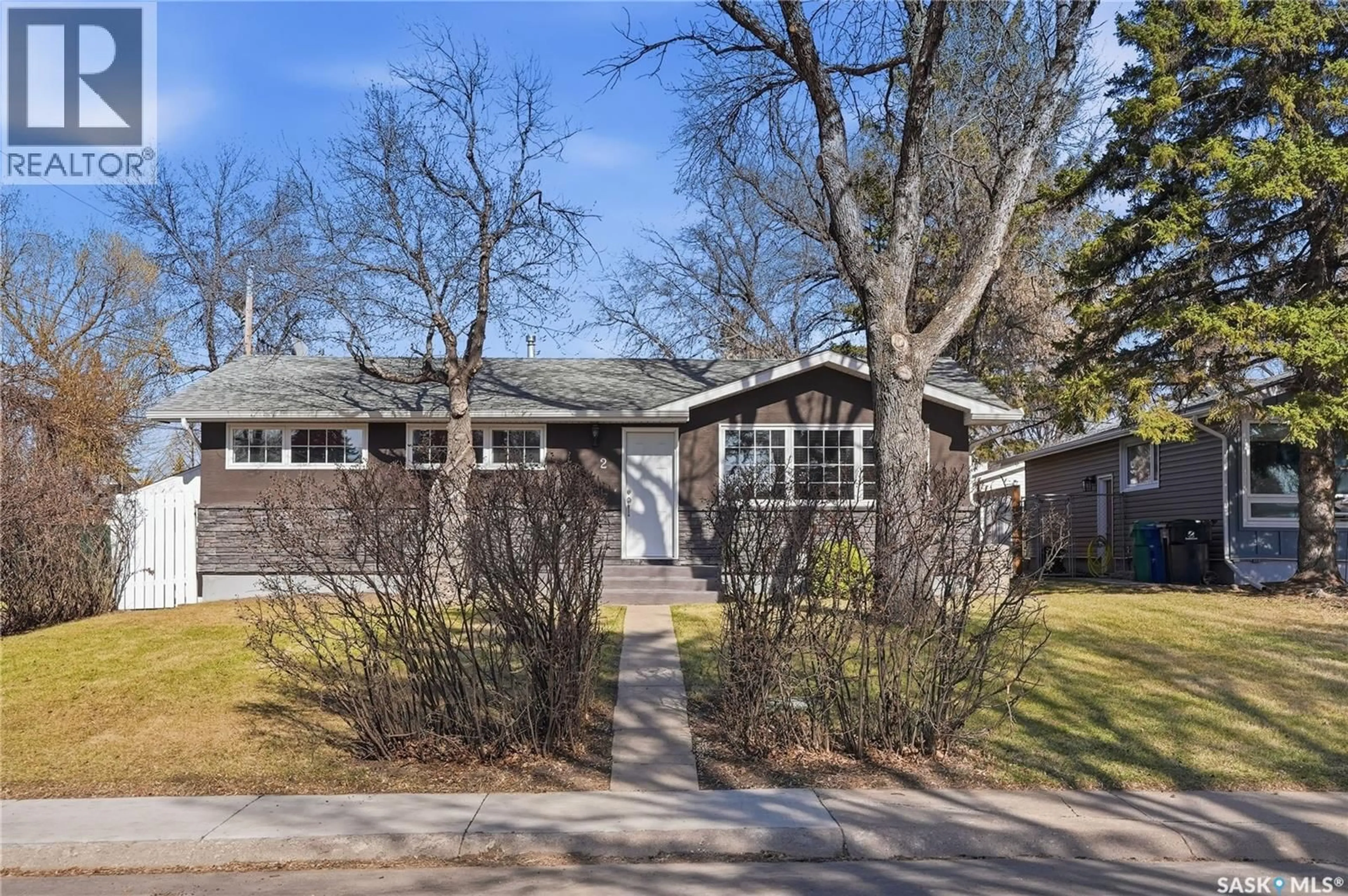 Home with brick exterior material, street for 2 HARDY CRESCENT, Saskatoon Saskatchewan S7H3E7