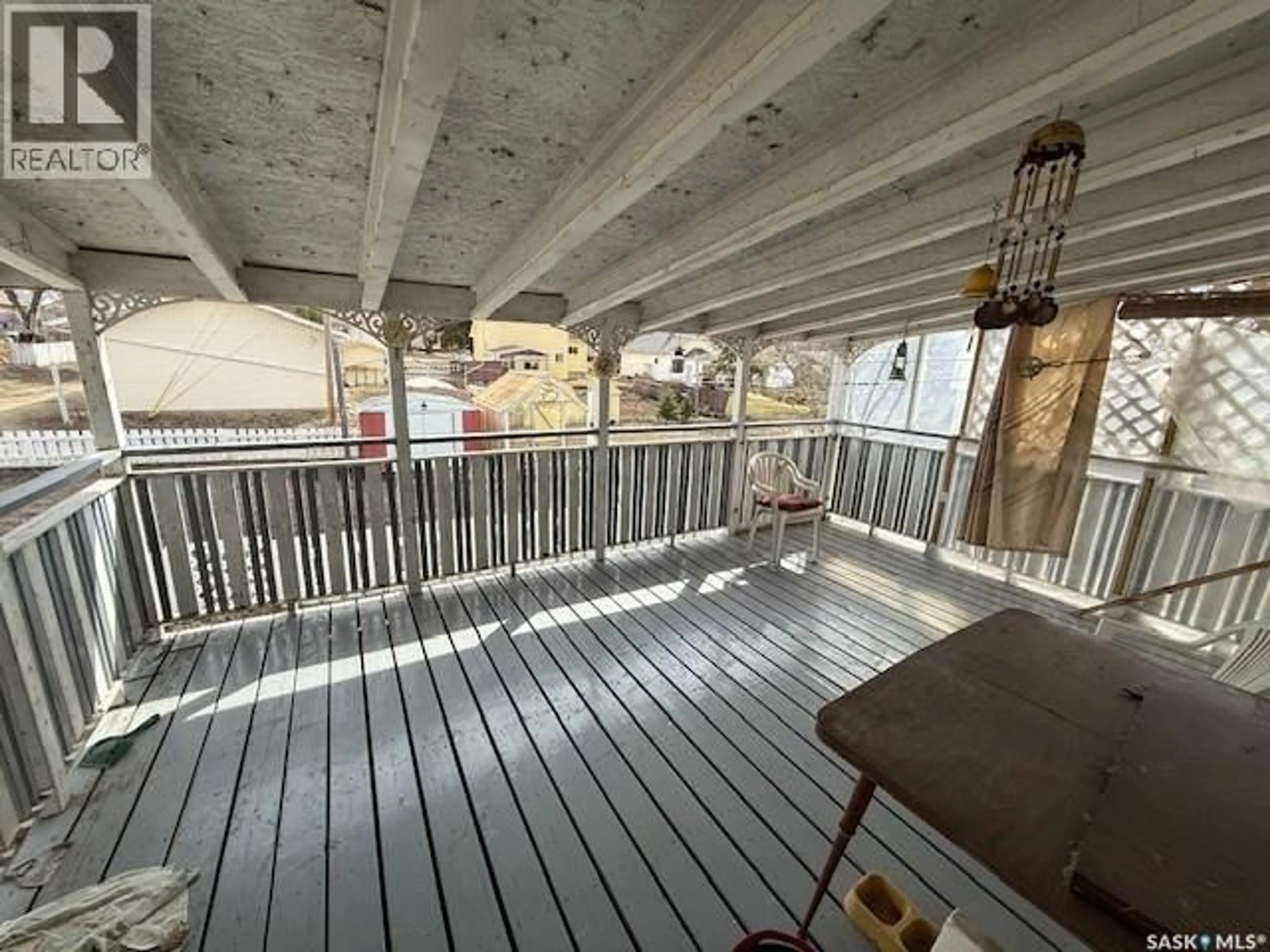 Balcony in the apartment, city buildings view from balcony for 230 NICHOLAS STREET, Kamsack Saskatchewan S0A1S0