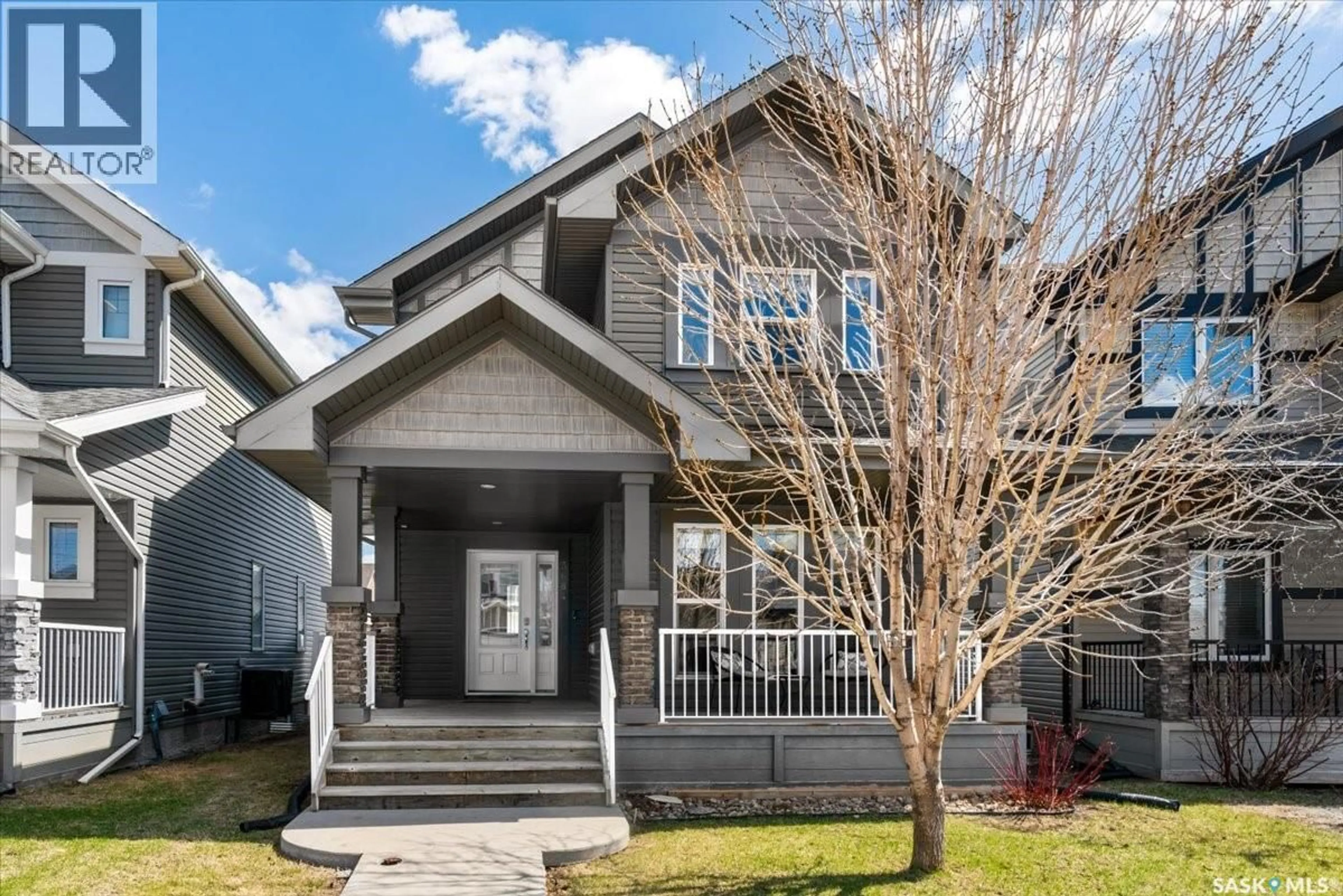 Home with vinyl exterior material, street for 3684 GREEN MOSS LANE, Regina Saskatchewan S4V1P6