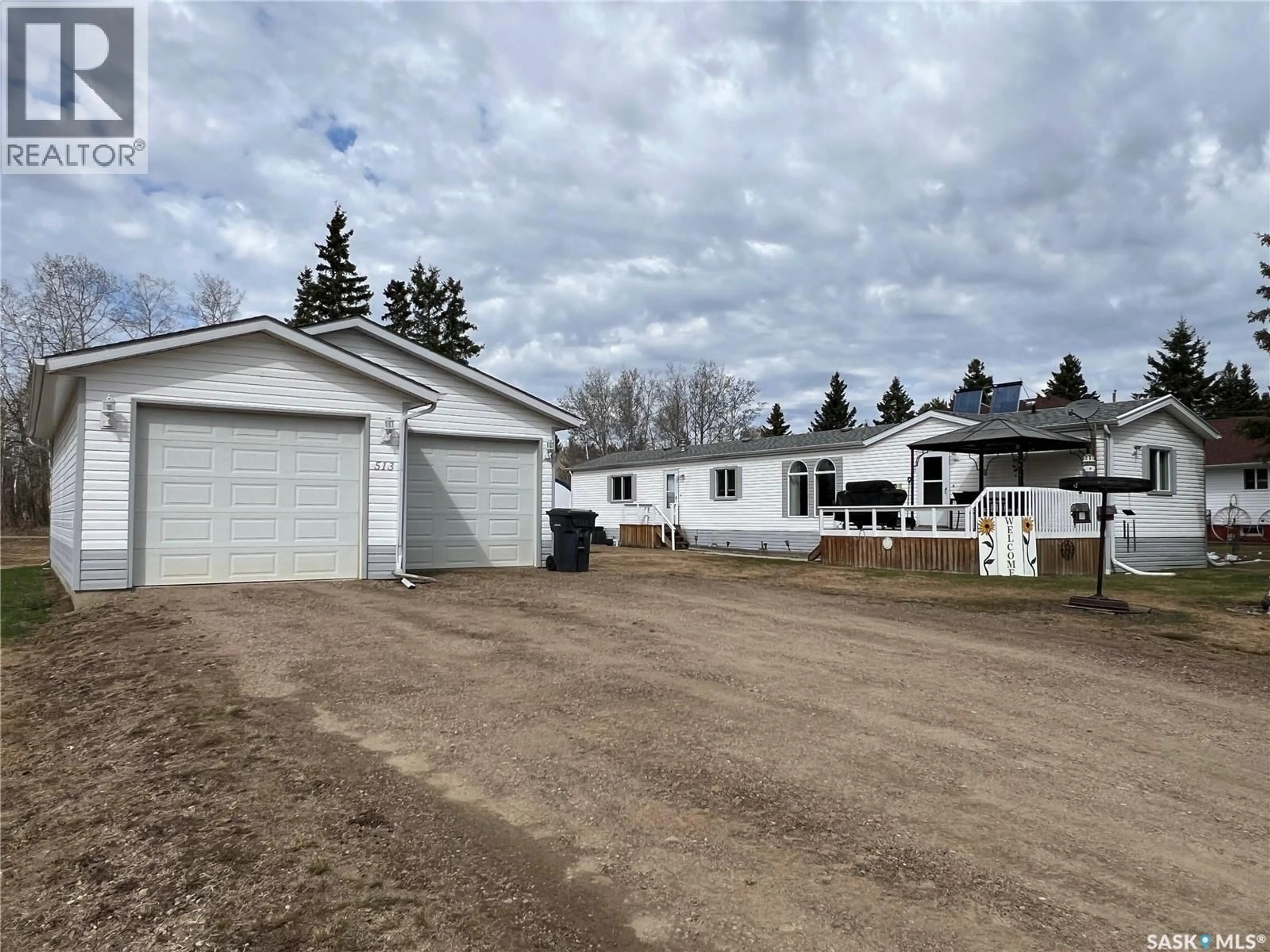 A pic from outside/outdoor area/front of a property/back of a property/a pic from drone, street for 513 3RD STREET, Goodsoil Saskatchewan S0M1A0
