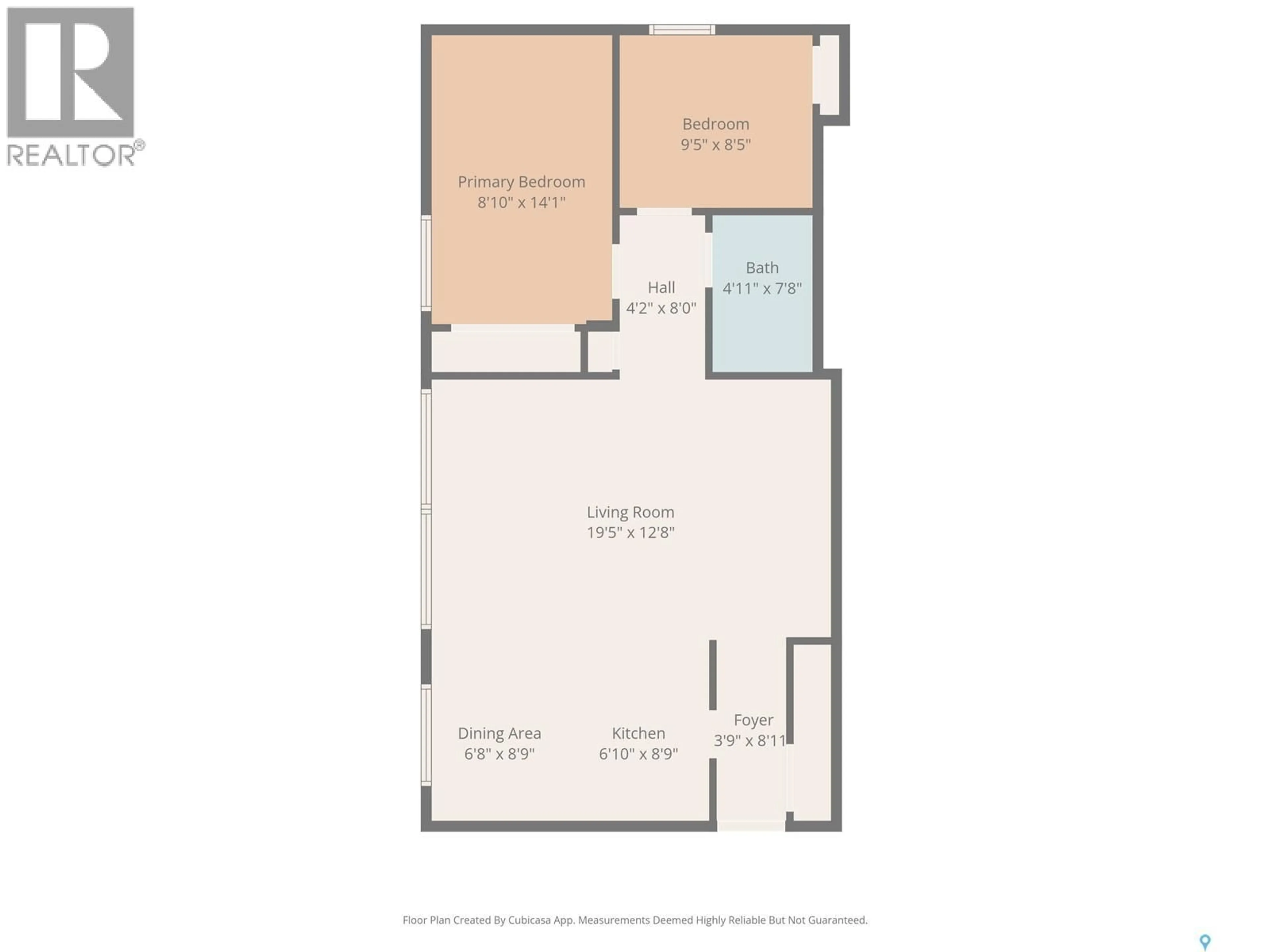 Floor plan for 1604 - 11 MAIN STREET, Saskatoon Saskatchewan S7H0L3
