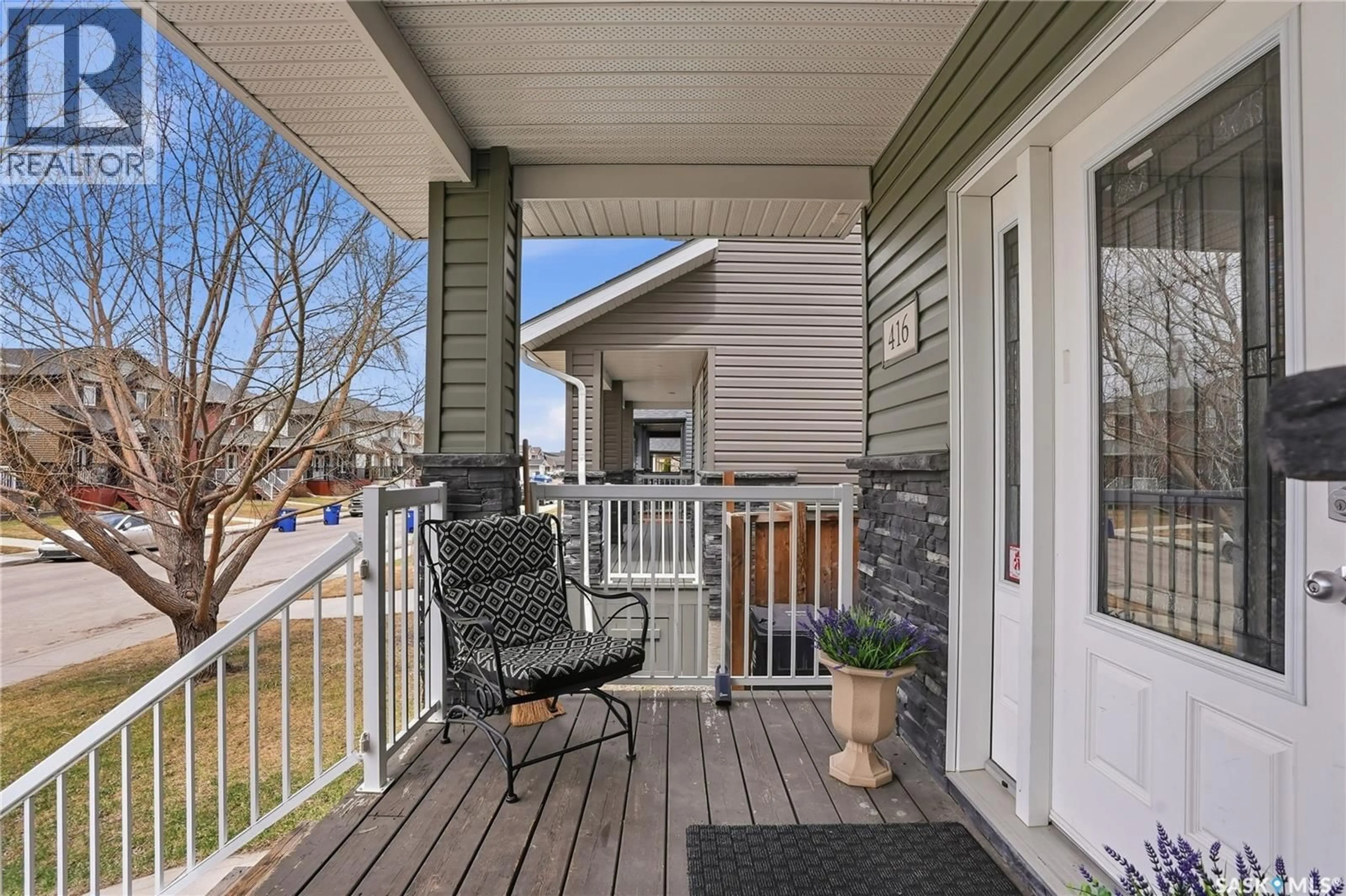 Patio, street for 416 GOLDEN WILLOW WAY, Warman Saskatchewan S0K4S2