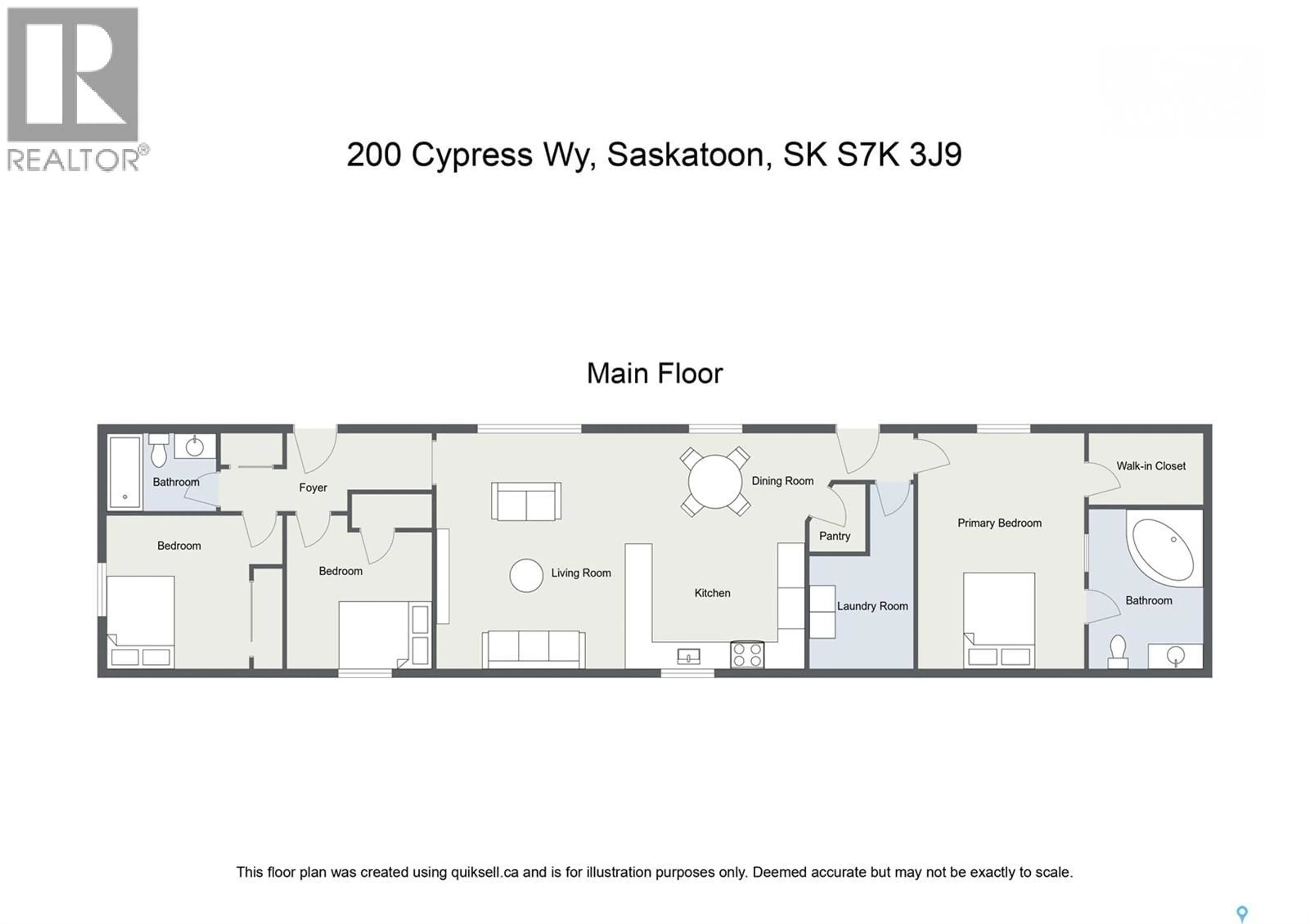 Floor plan for 200 CYPRESS WAY, Blucher Rm No. 343 Saskatchewan S7B0A4