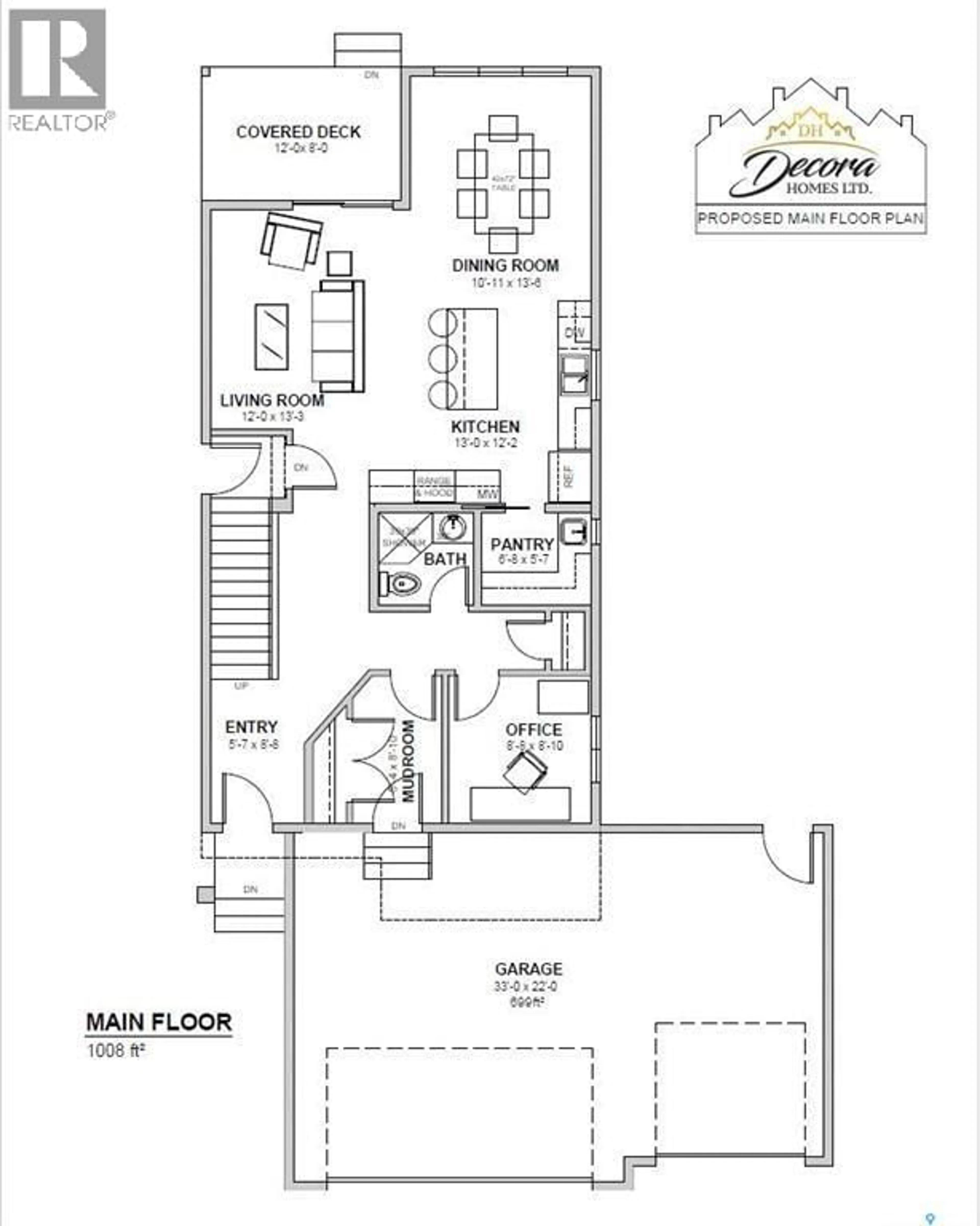 Floor plan for 196 HAVERSTOCK CRESCENT, Saskatoon Saskatchewan S7W1E3