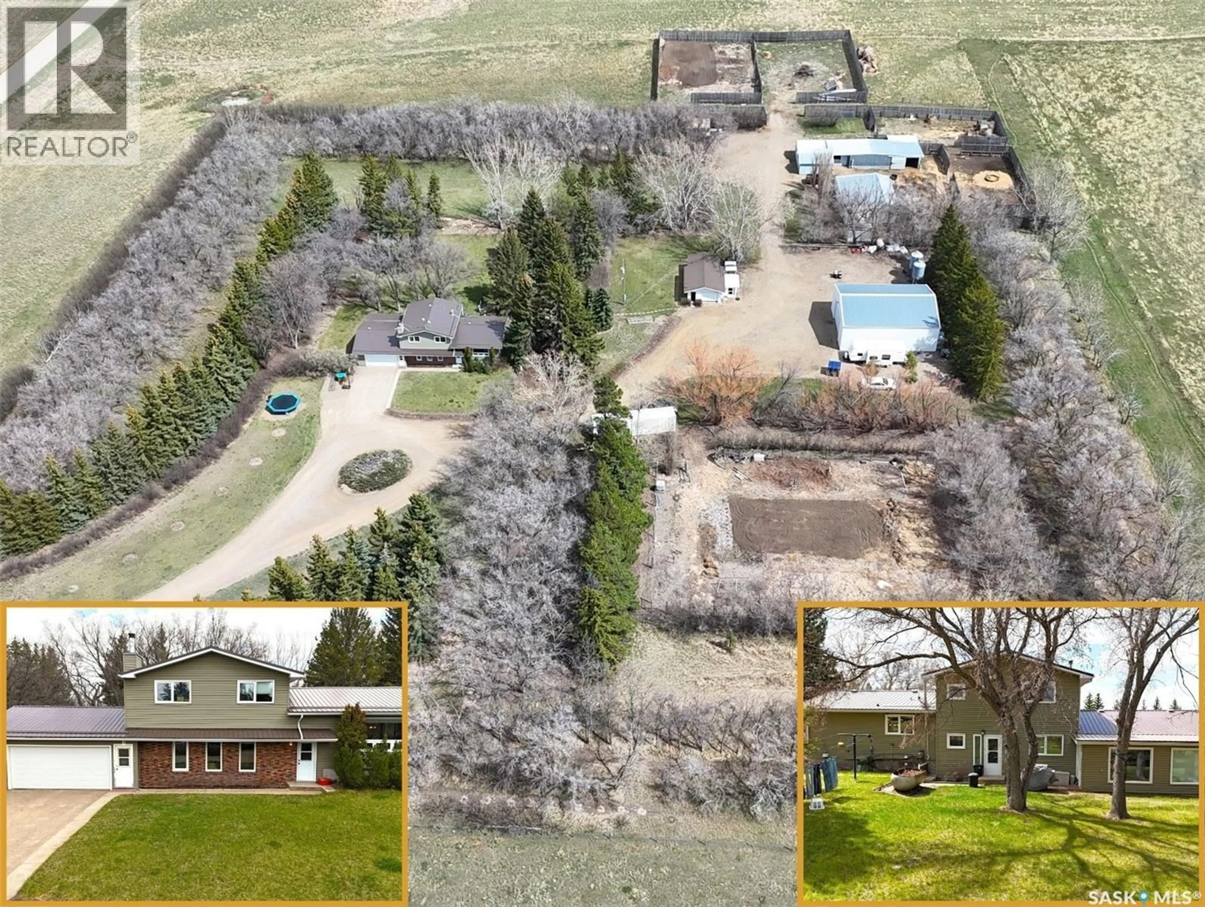 A pic from outside/outdoor area/front of a property/back of a property/a pic from drone, building for North - 4 SKYLINE ROAD, Swift Current Rm No. 137 Saskatchewan S9H3W3