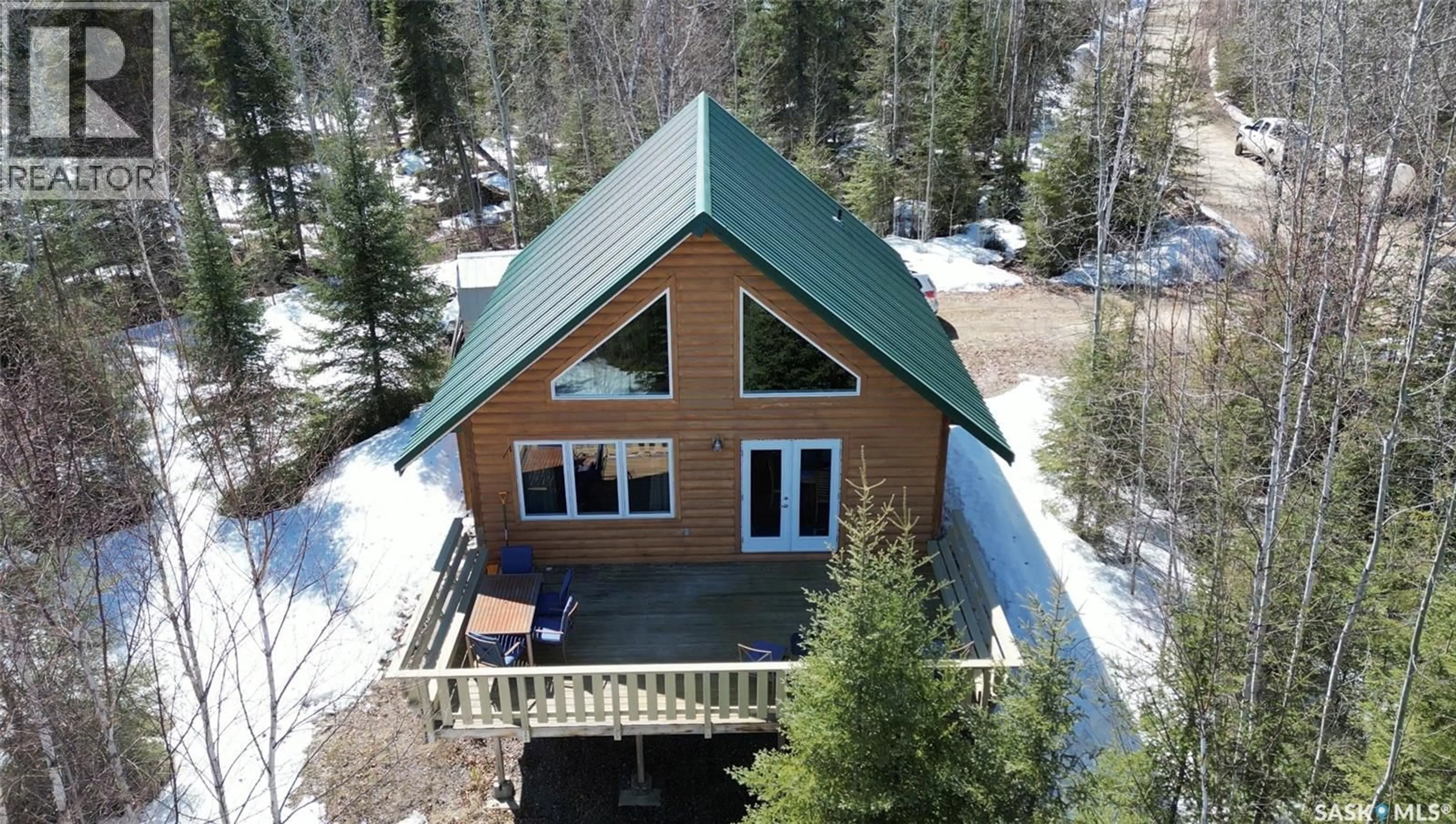 A pic from outside/outdoor area/front of a property/back of a property/a pic from drone, unknown for 2404 WAPOOS PLACE, Northern Admin District Saskatchewan S0J1L0