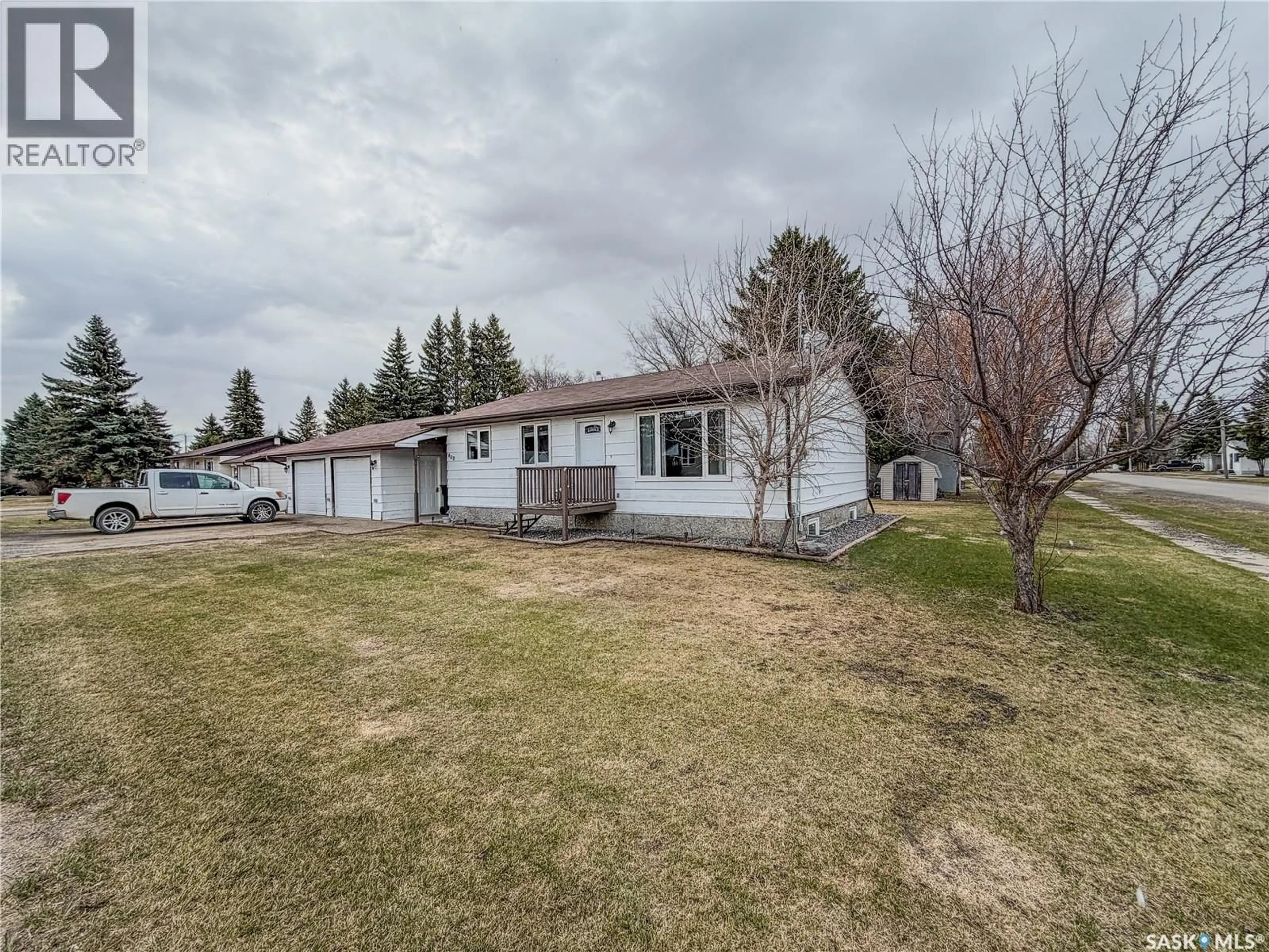 A pic from outside/outdoor area/front of a property/back of a property/a pic from drone, street for 400 AYR STREET, Saltcoats Saskatchewan S0A3R0