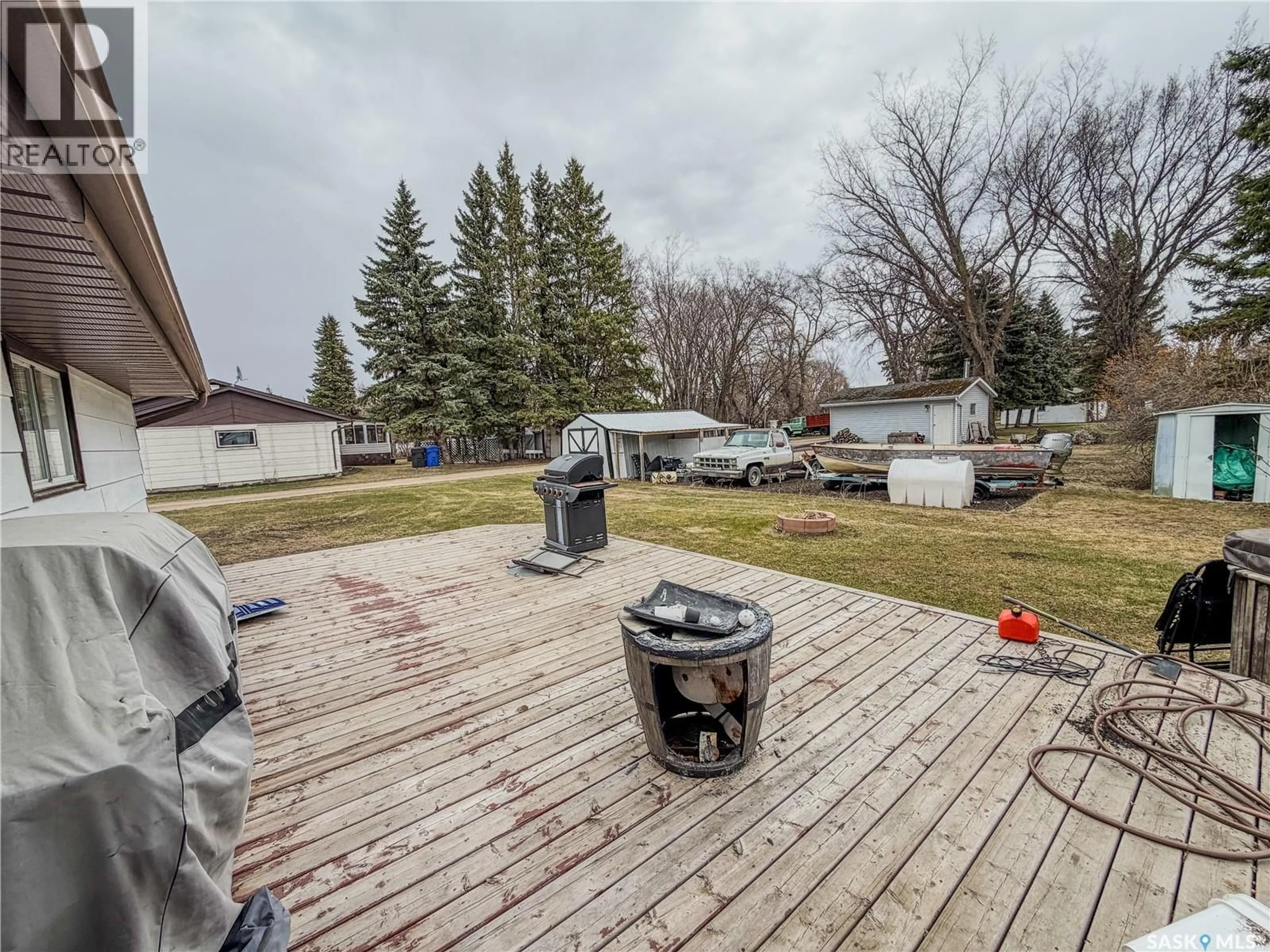 A pic from outside/outdoor area/front of a property/back of a property/a pic from drone, street for 400 AYR STREET, Saltcoats Saskatchewan S0A3R0