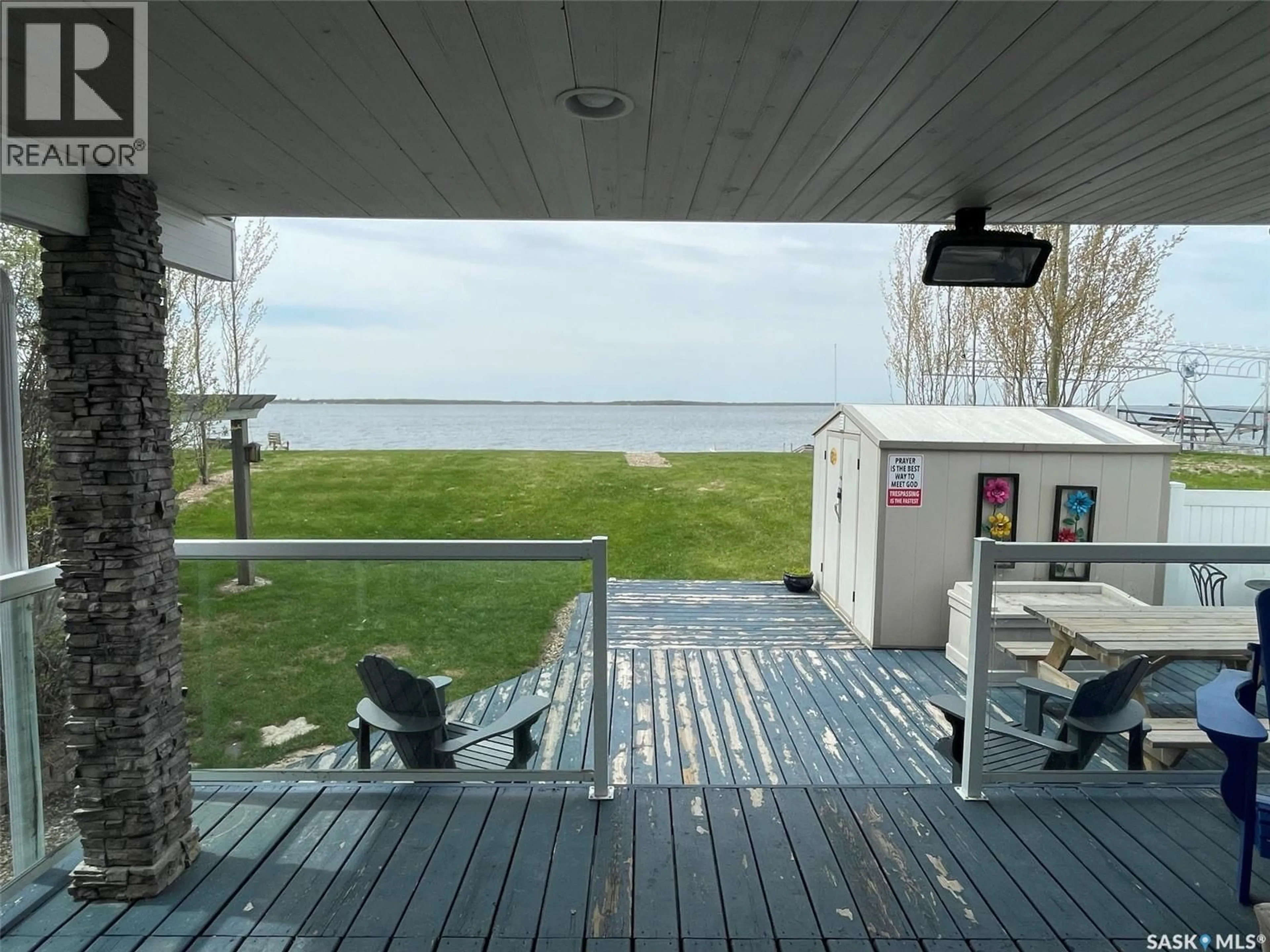 Patio, water/lake/river/ocean view for 115 LAKESIDE DRIVE, Fishing Lake Saskatchewan S0A1A0