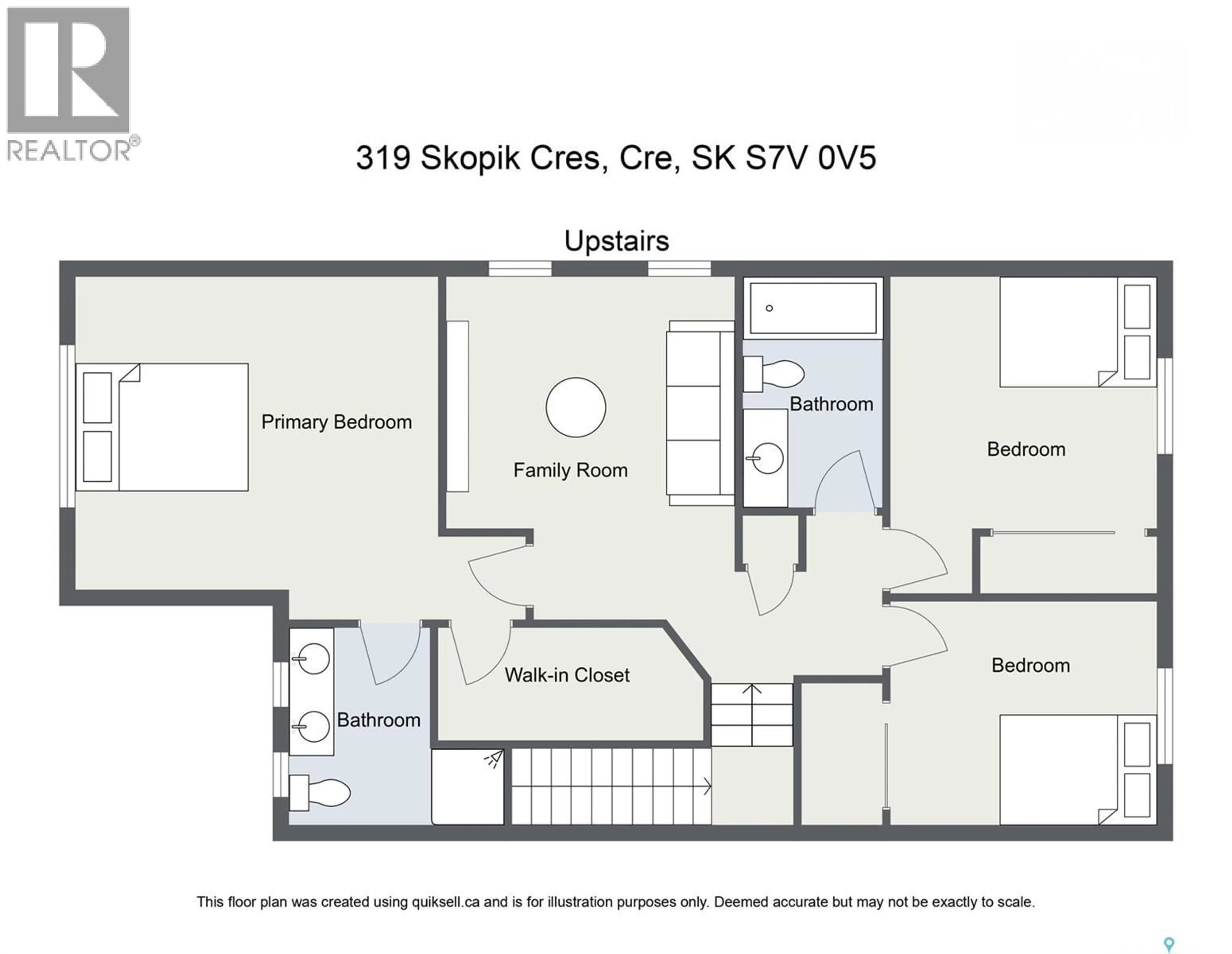Floor plan for 319 SKOPIK CRESCENT, Saskatoon Saskatchewan S7V0V5