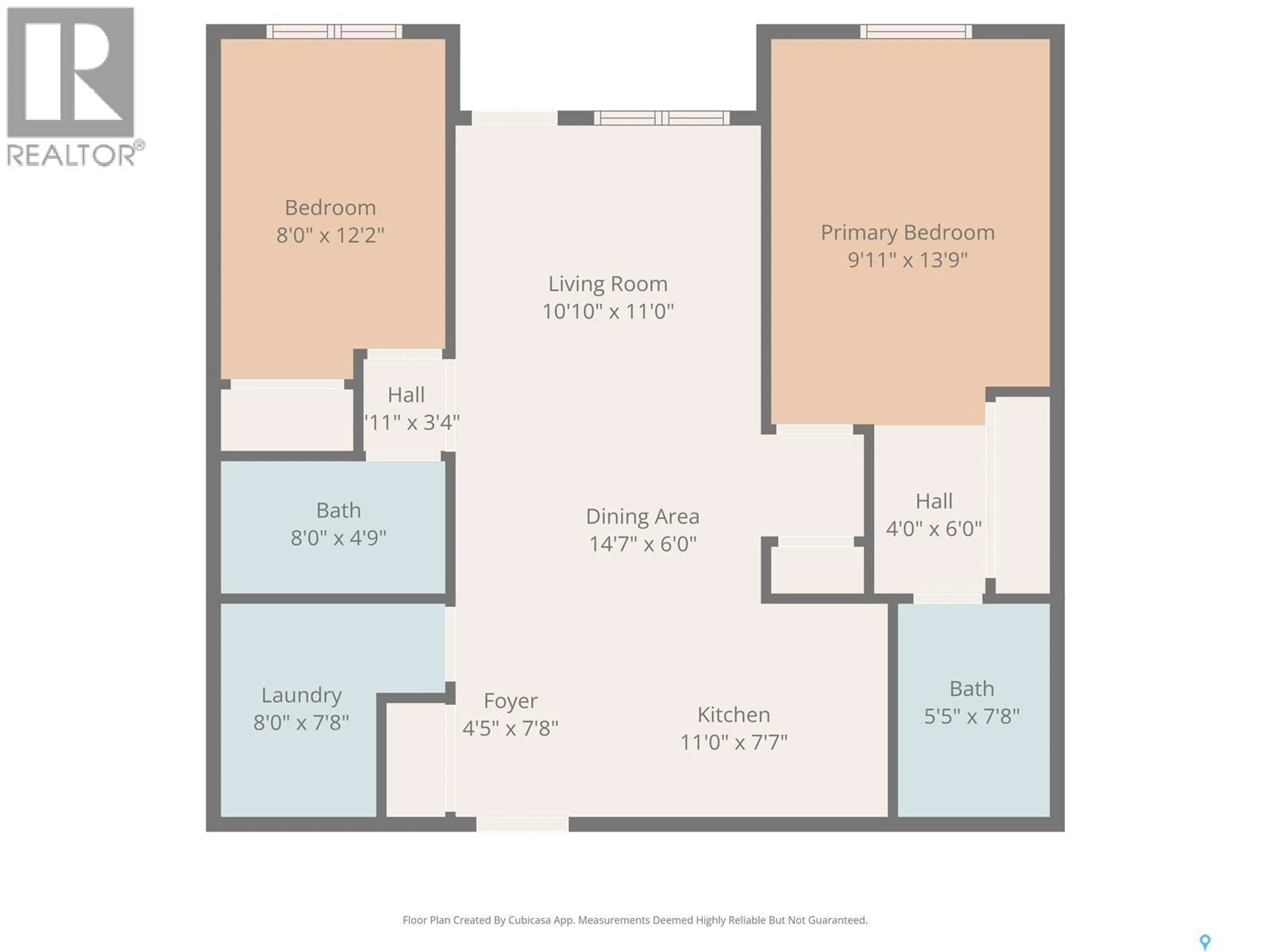Floor plan for 123 915 KRISTJANSON ROAD, Saskatoon Saskatchewan S7S0B1