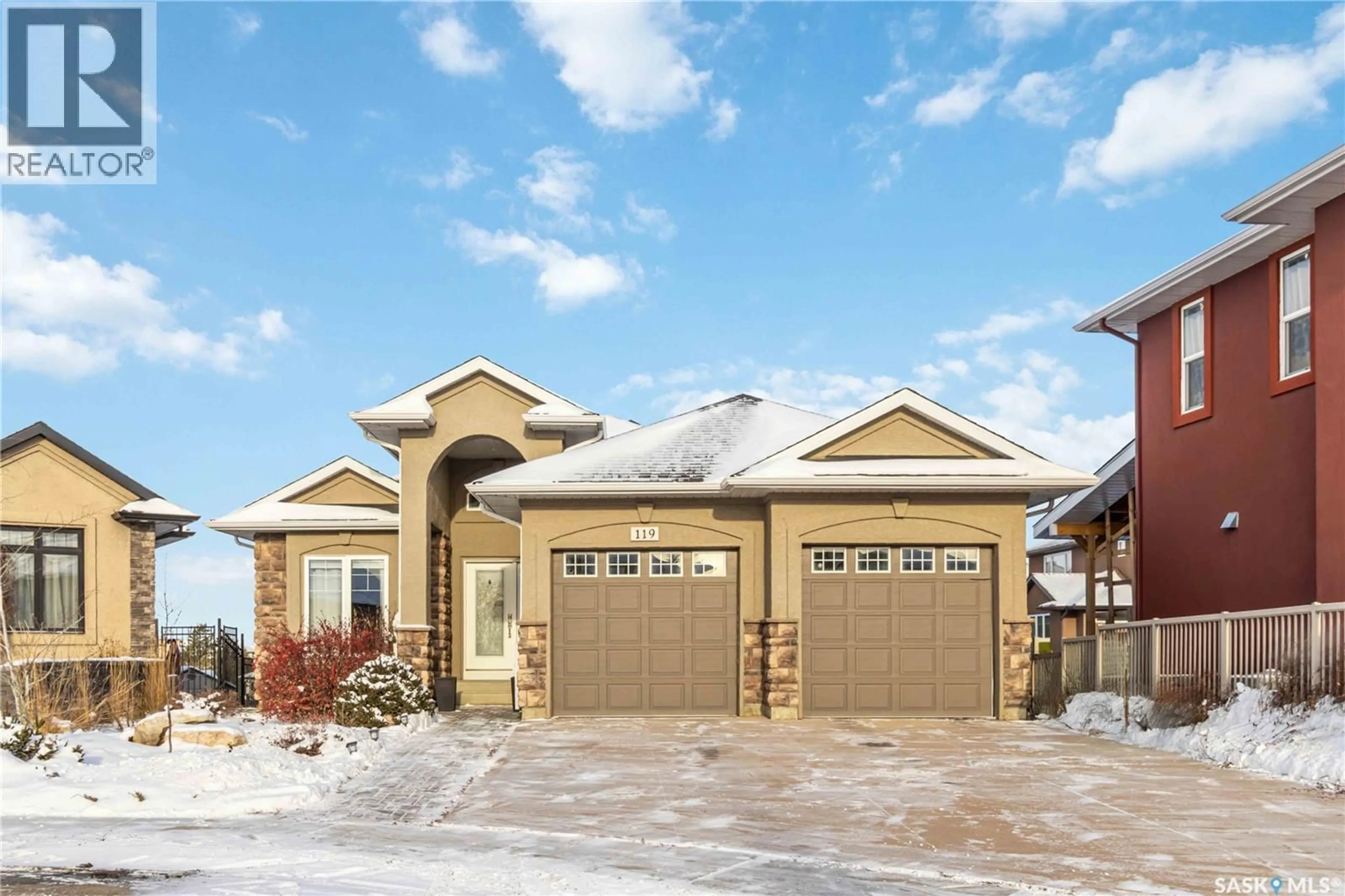 Home with brick exterior material, street for 119 MASUDA TERRACE, Saskatoon Saskatchewan S7W0G9