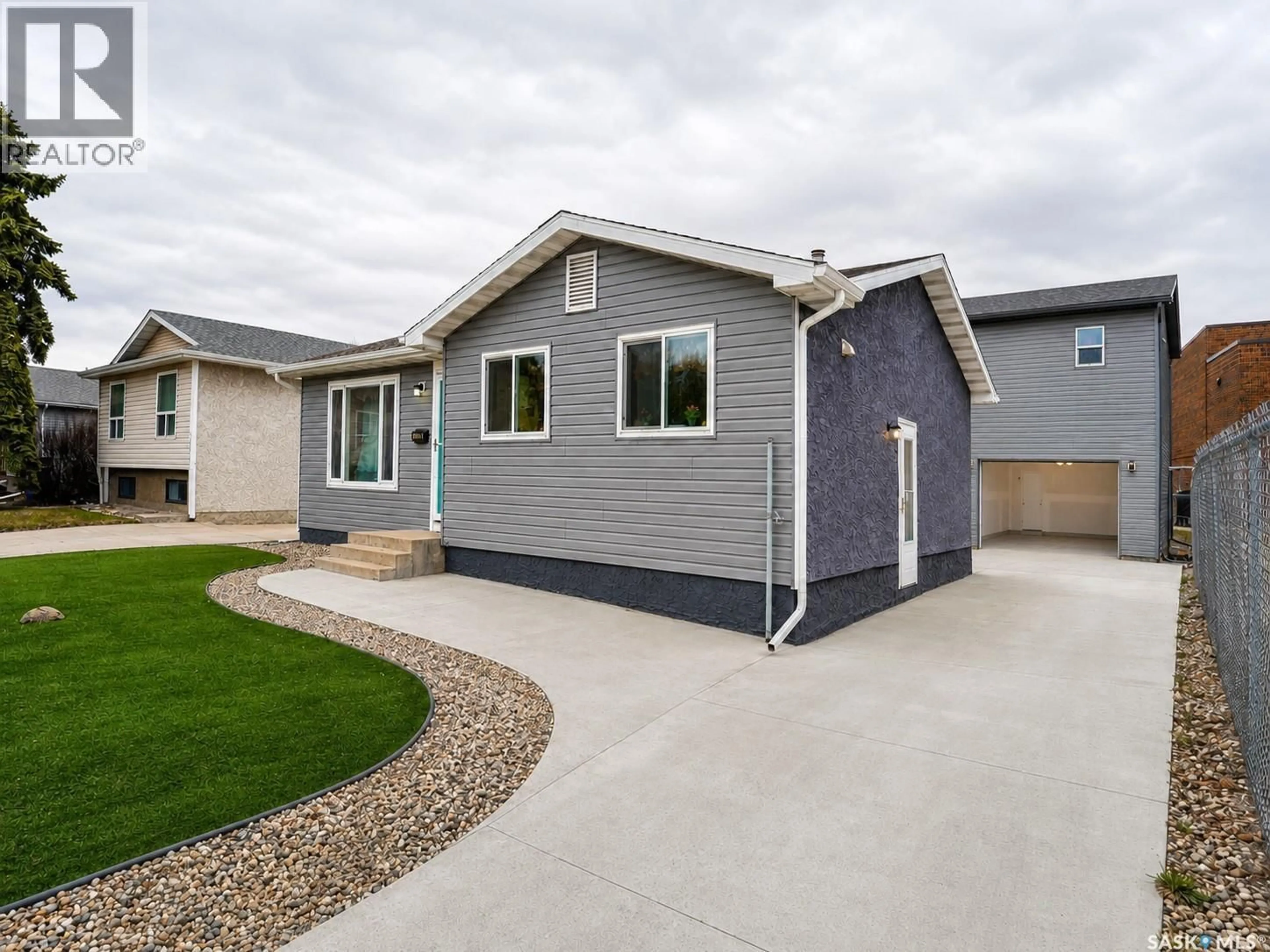 Home with vinyl exterior material, street for 1739 FLEET STREET, Regina Saskatchewan S4N6B4