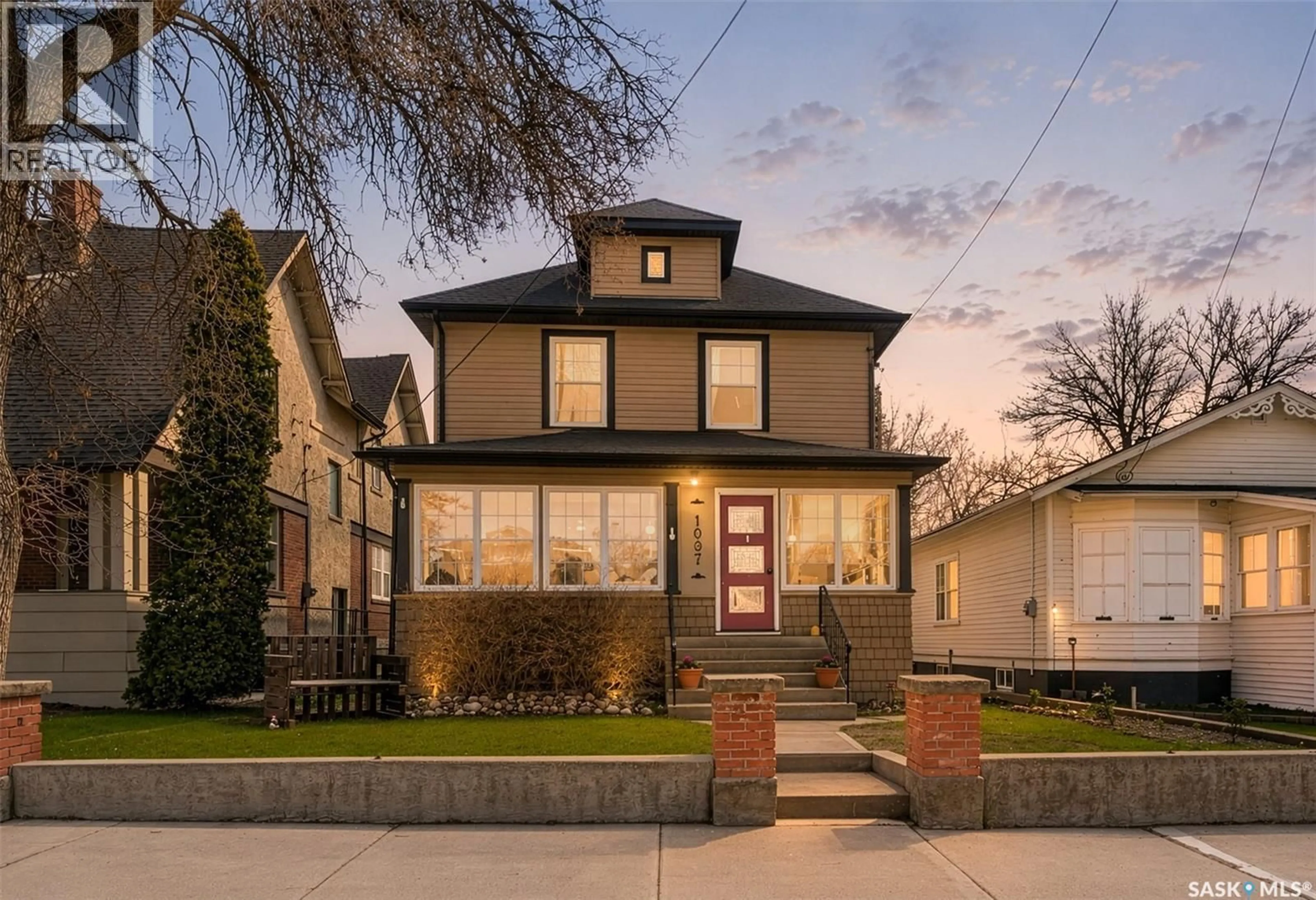 Home with brick exterior material, street for 1037 CHESTNUT AVENUE, Moose Jaw Saskatchewan S6H1A5