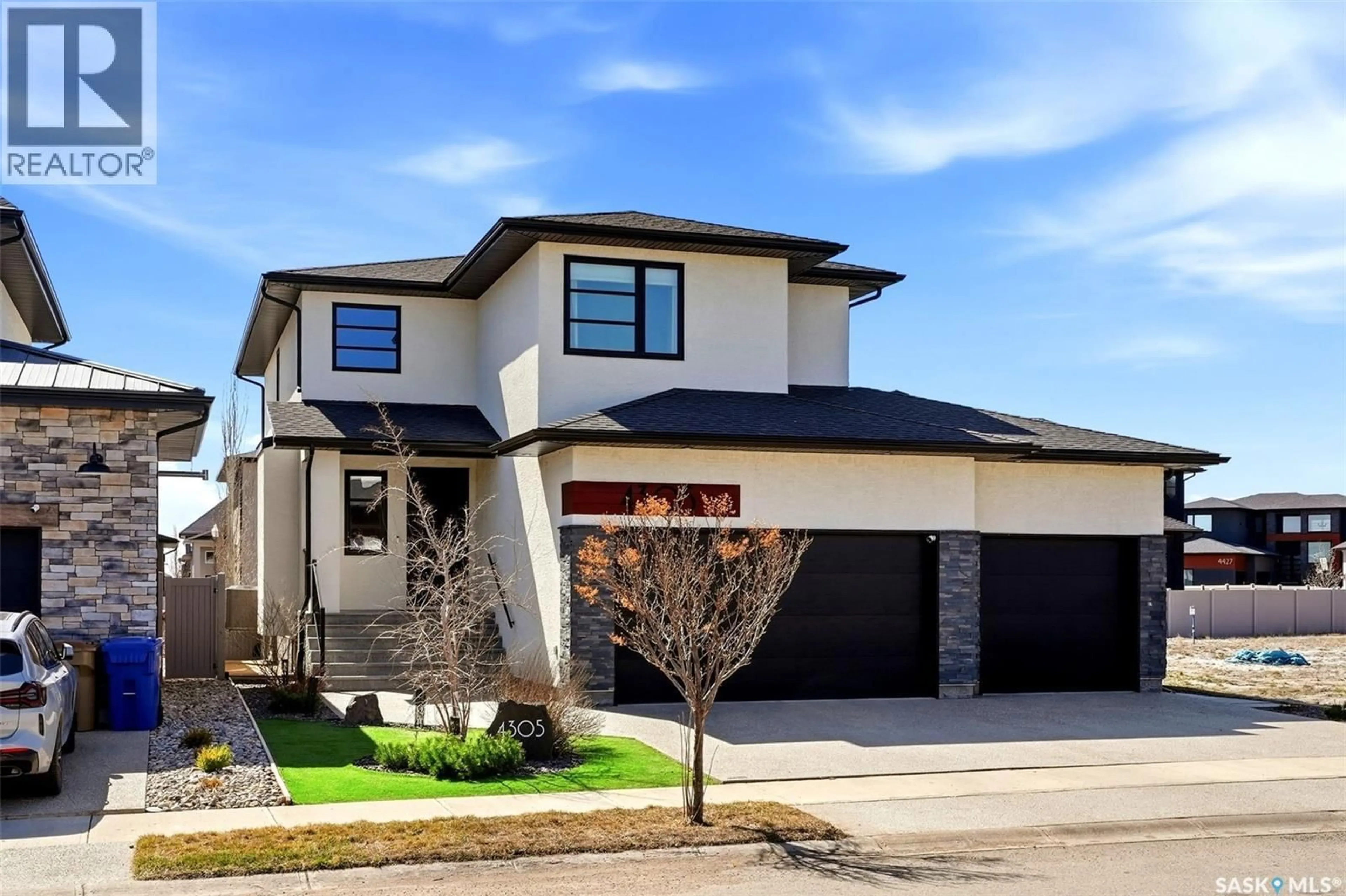 Home with brick exterior material, street for 4305 BULRUSH WAY, Regina Saskatchewan S4V3L4