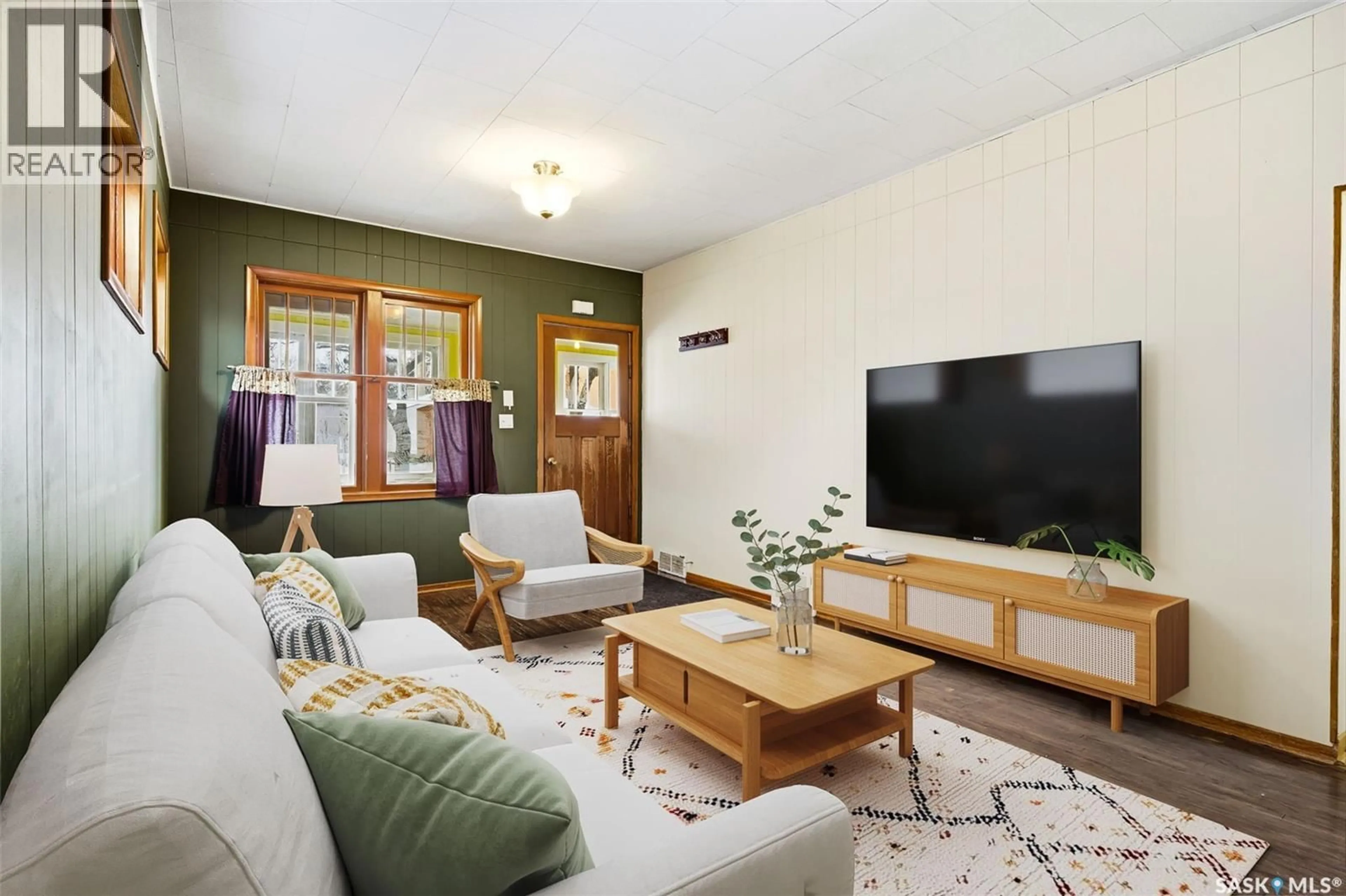 Living room with furniture, unknown for 1929 TORONTO STREET, Regina Saskatchewan S4P1M9